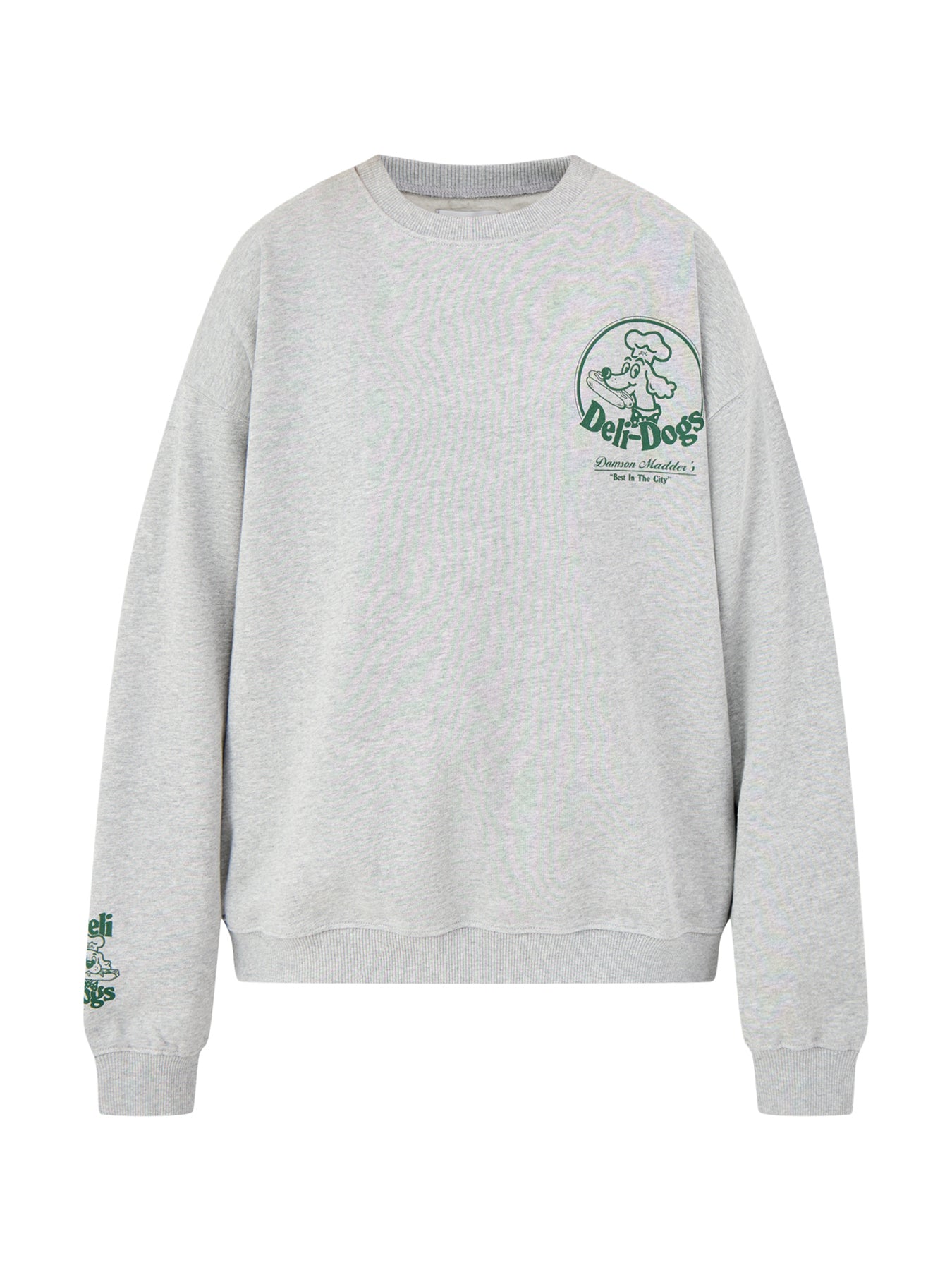 Deli Dog Sweatshirt Grey