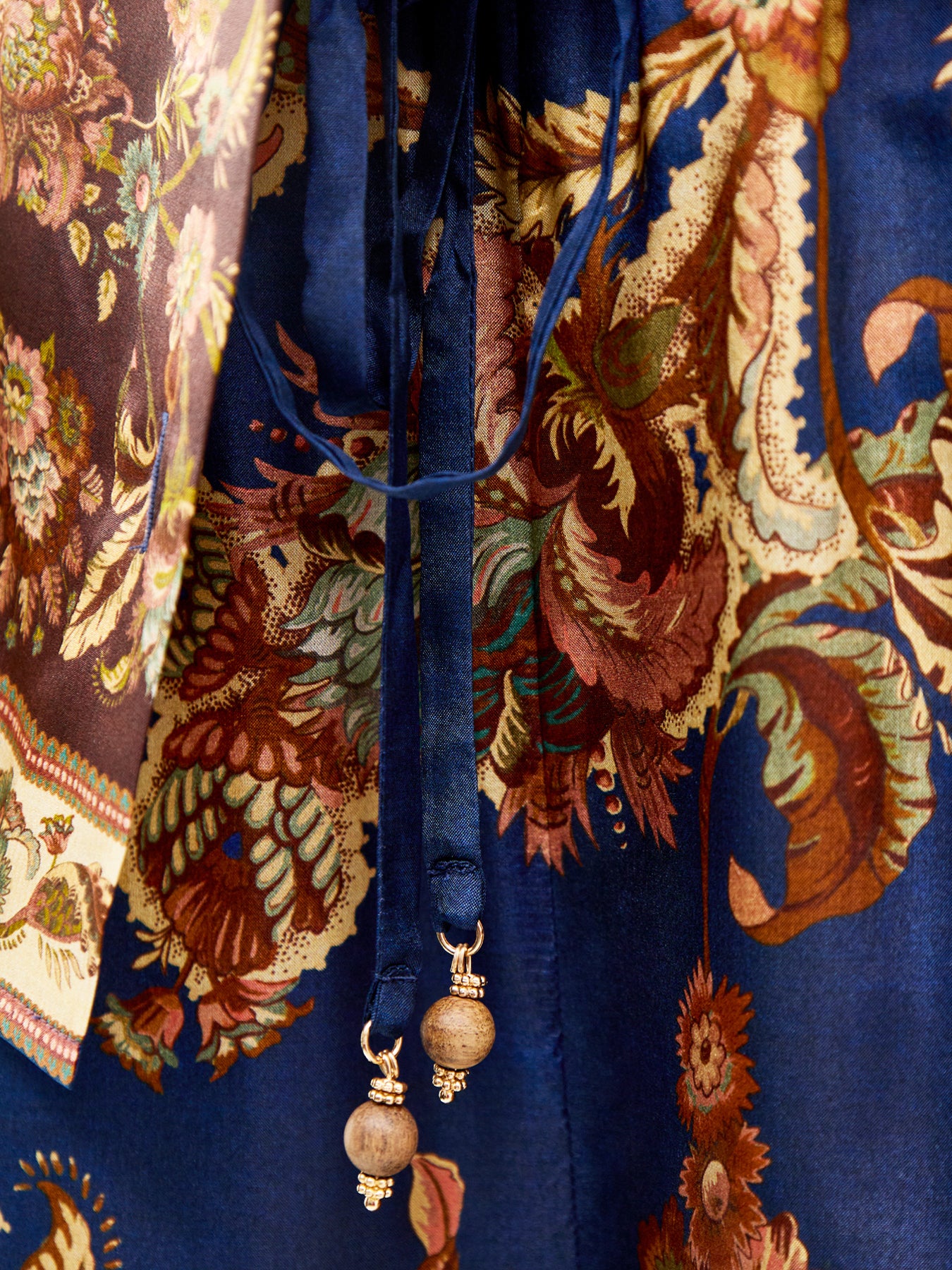 Aster Relaxed Silk Trousers Multi