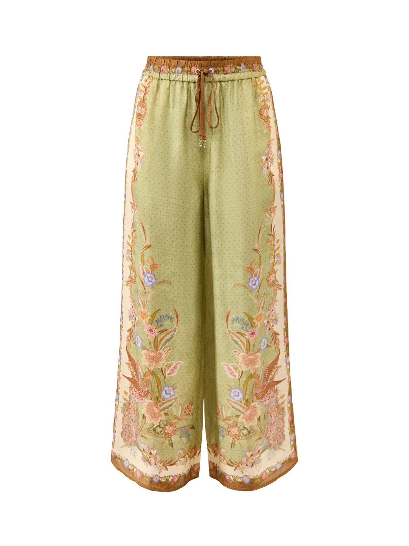Indra Relaxed Silk Trousers Multi