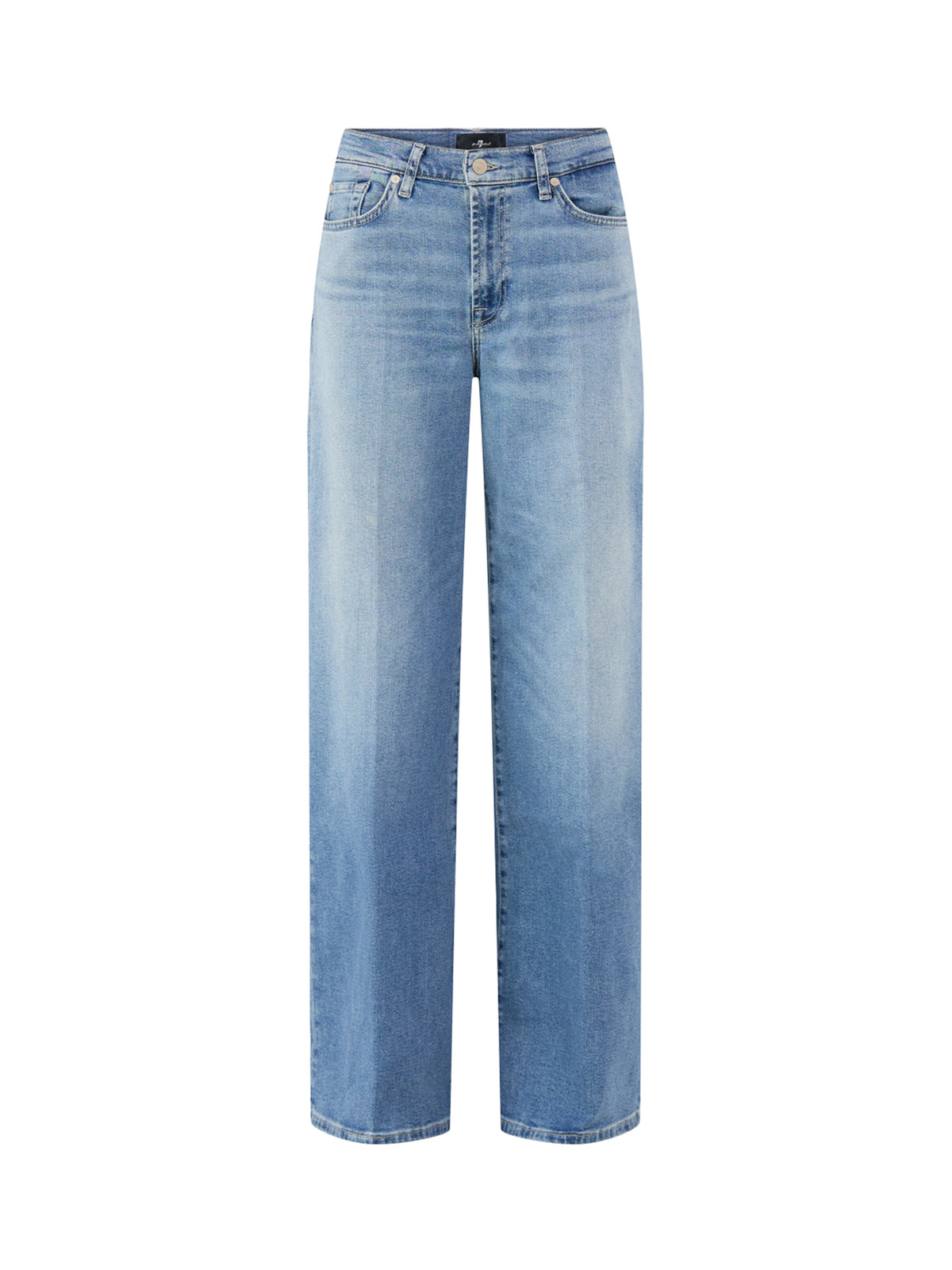 Cotton Blend Lotta Wide Leg Jeans