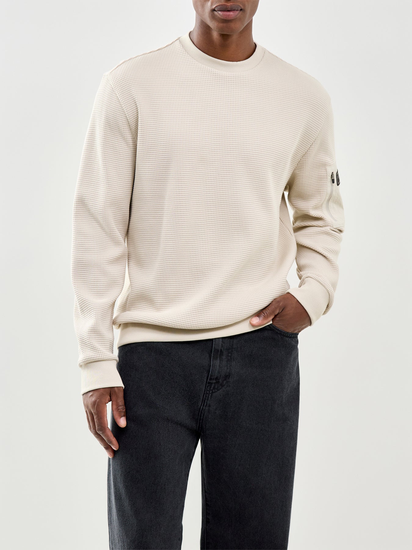 Bewley Crew Neck Sweatshirt Cream