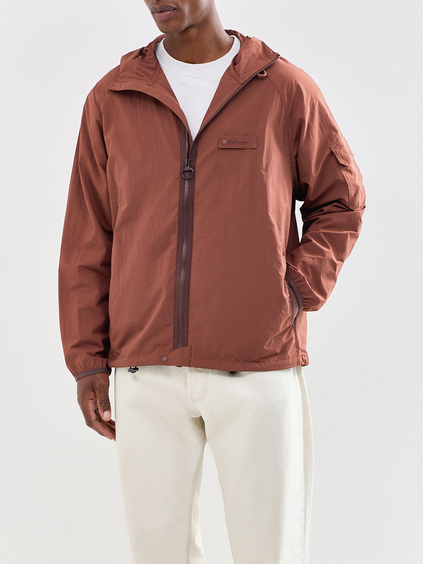 Re-Engineered Flyweight Showerproof Jacket Brown