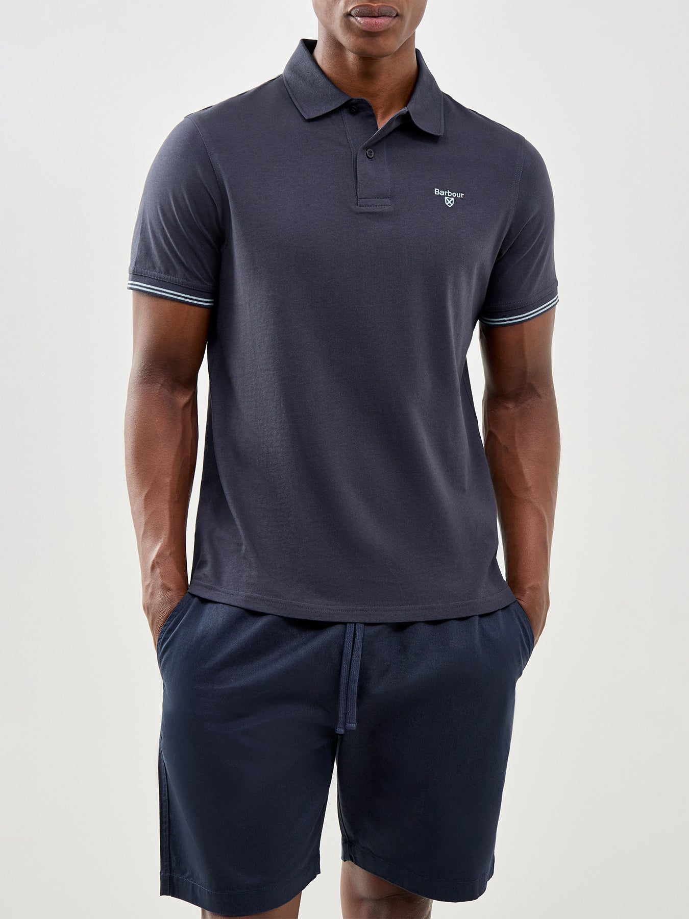 Austwick Tailored Polo Shirt Navy
