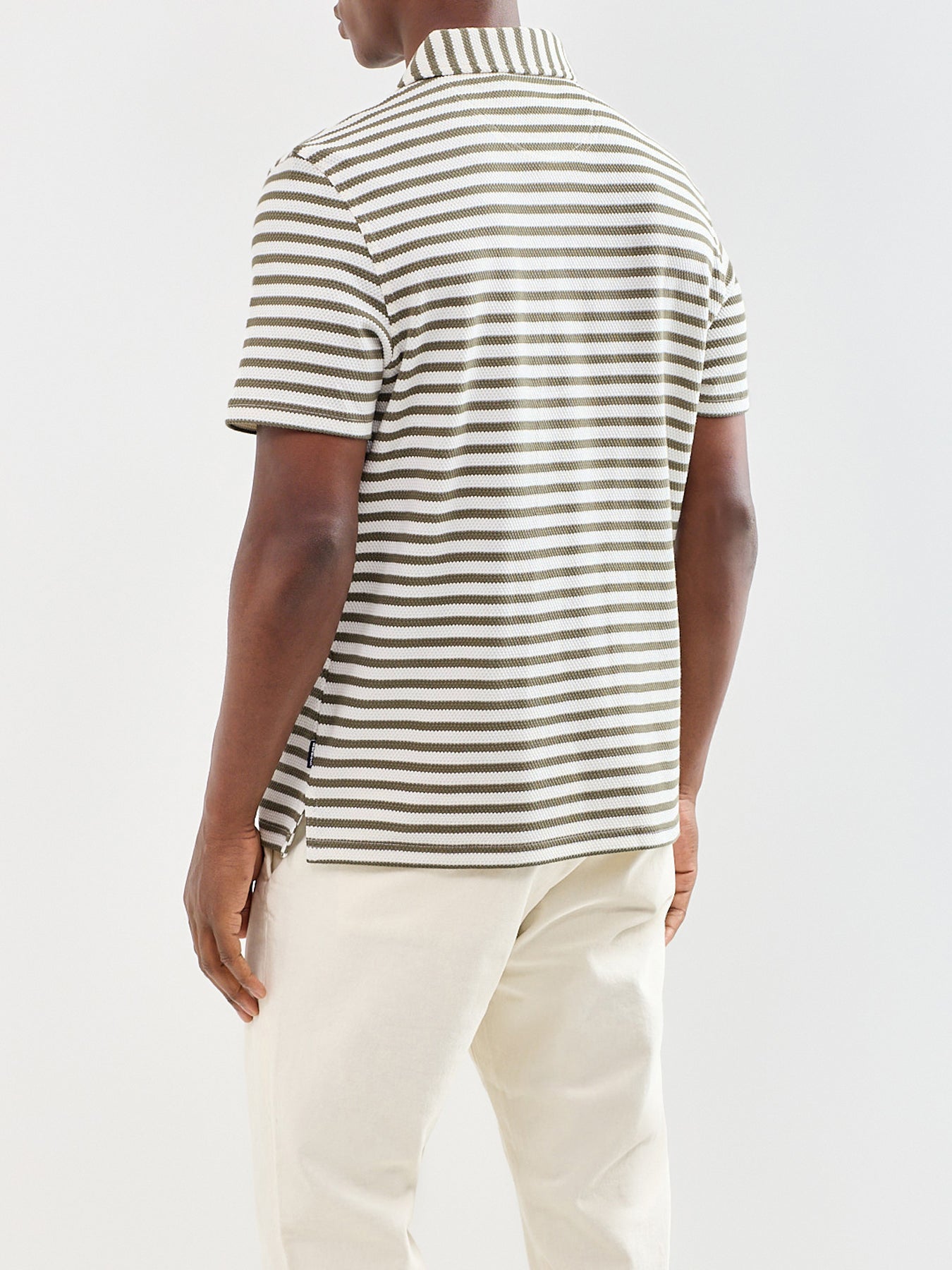Farlam Striped Tailored Polo Shirt Multi