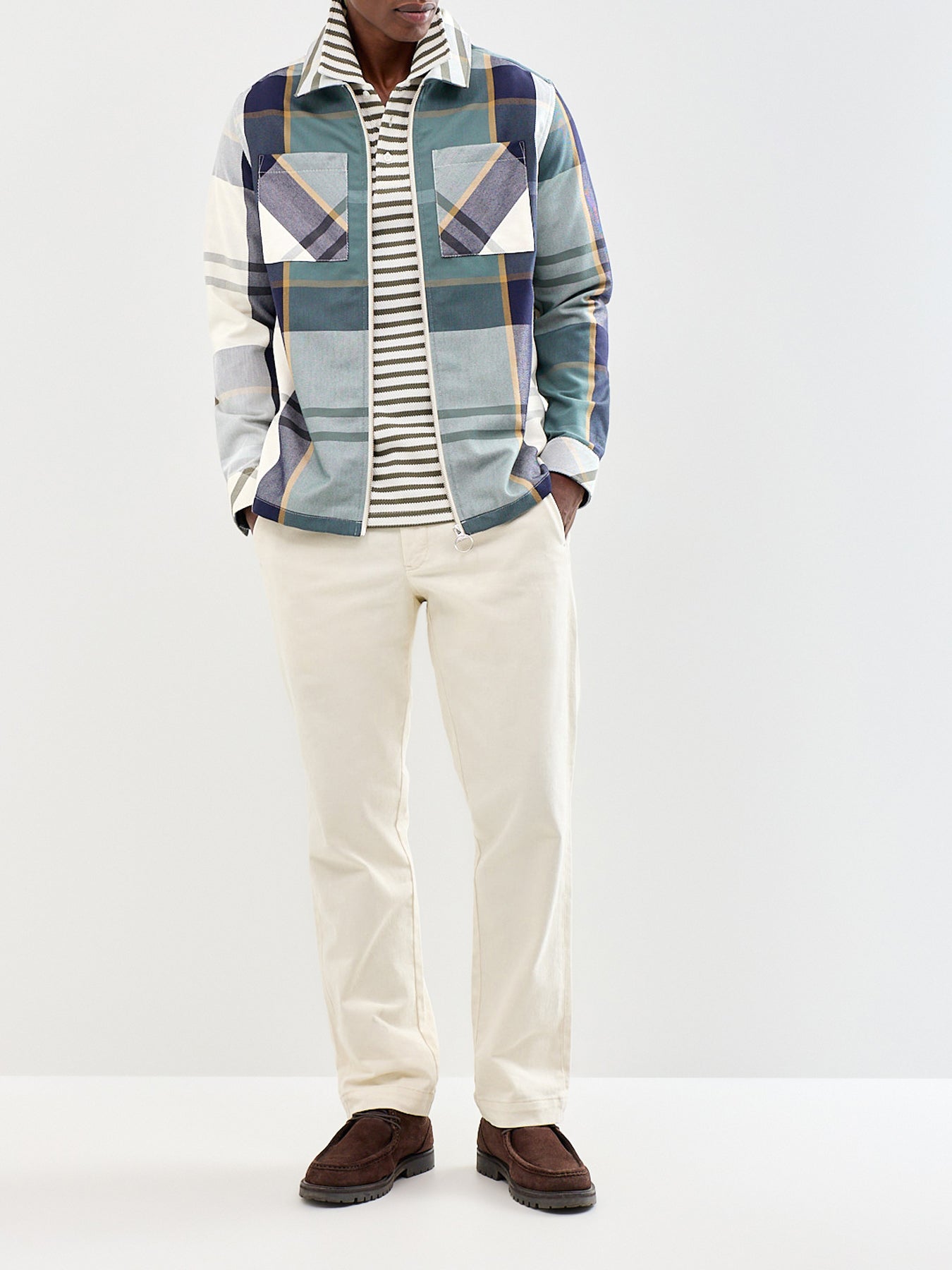 Ettrick Checked Overshirt Multi