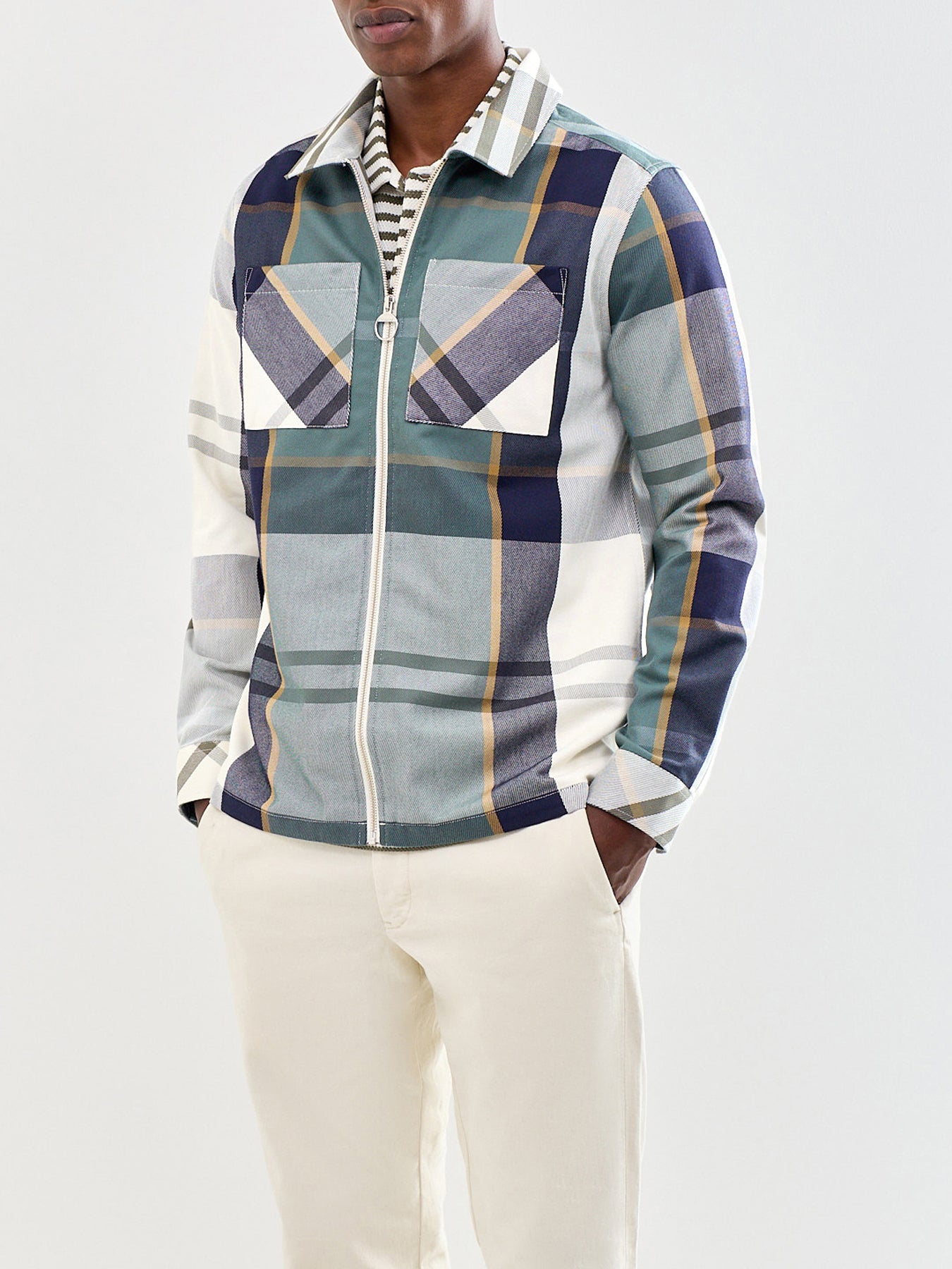 Ettrick Checked Overshirt Multi