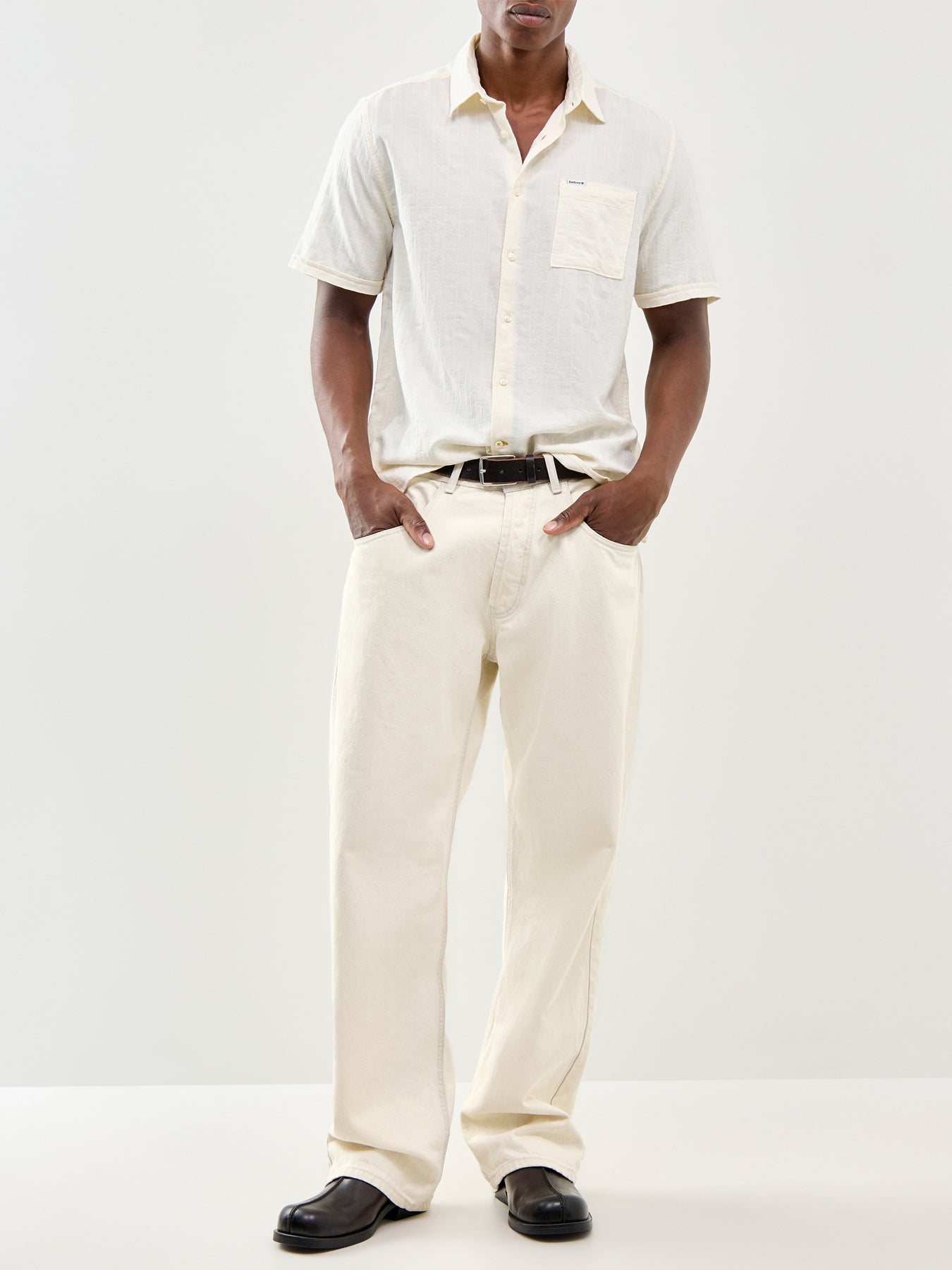 Kingswood Ripstop Short Sleeve Summer Shirt White