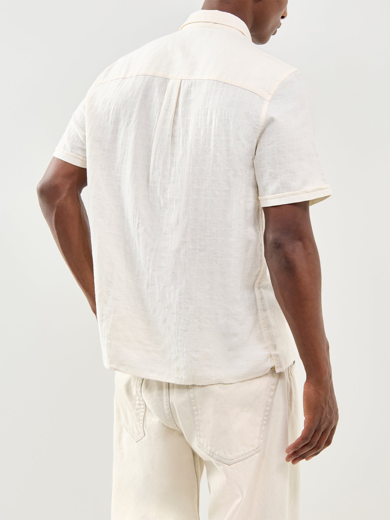 Kingswood Ripstop Short Sleeve Summer Shirt White