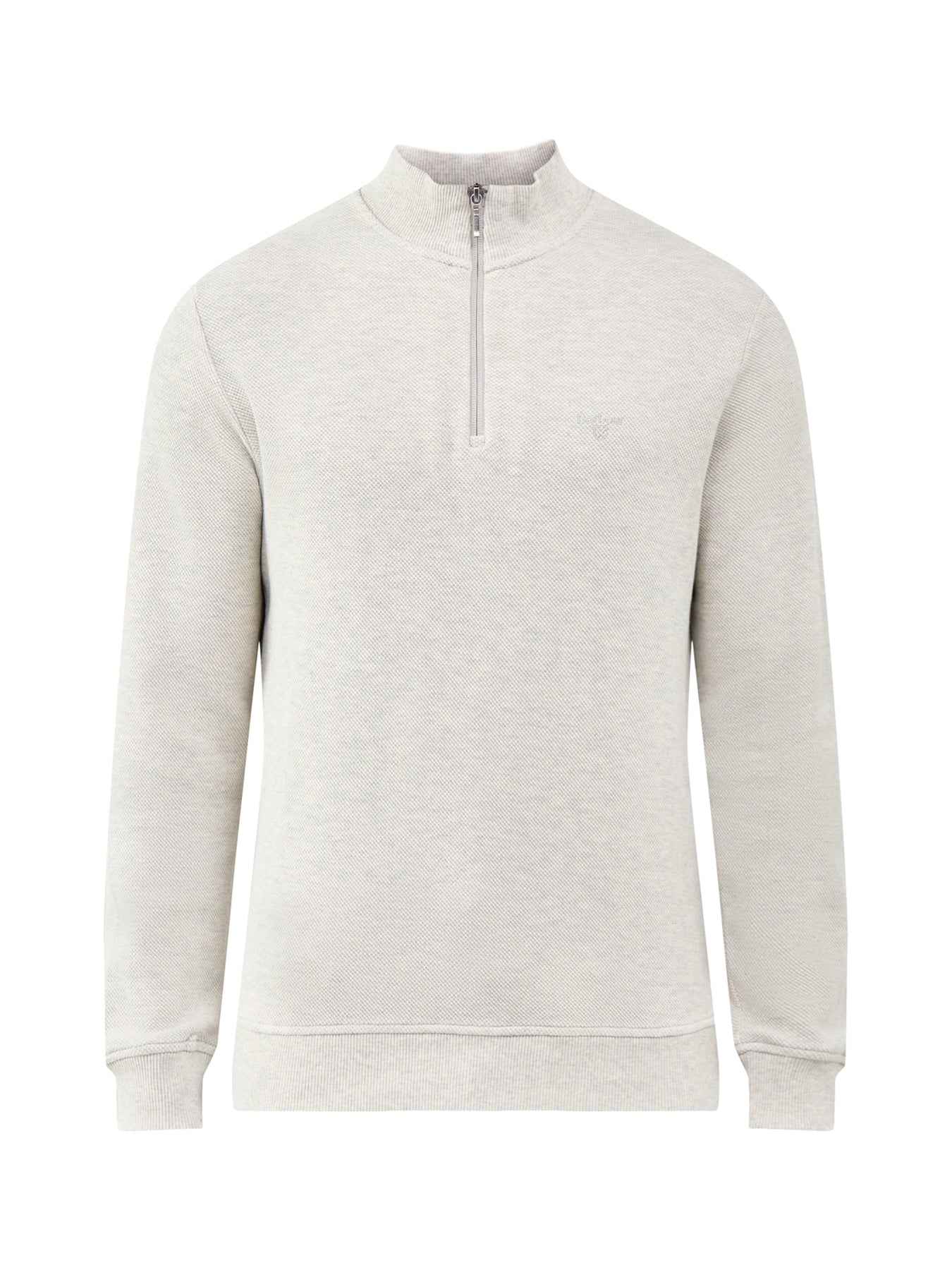 Ravensworth Half Zip Sweatshirt Cream