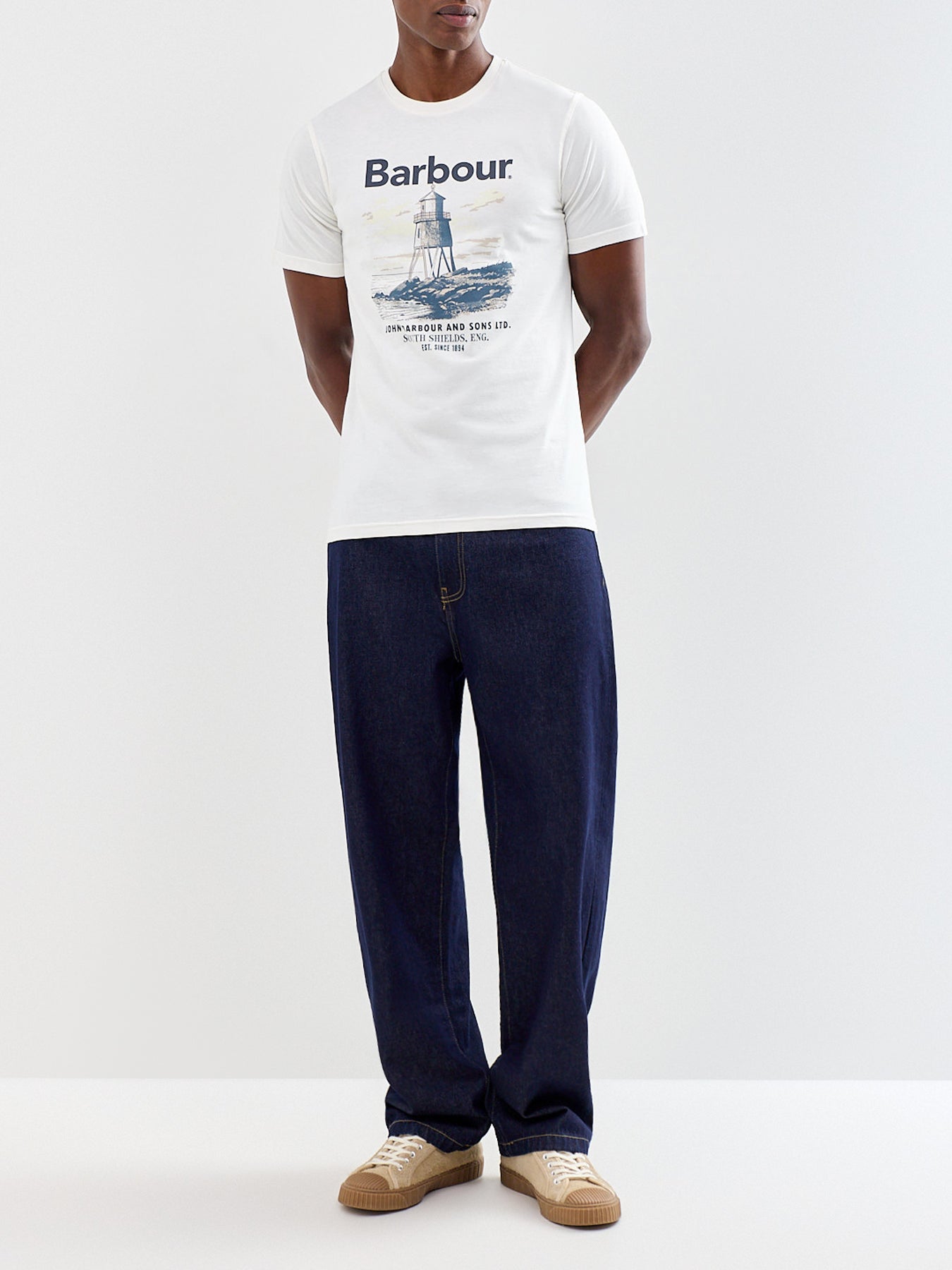 Harbourside Graphic Tailored T-Shirt White
