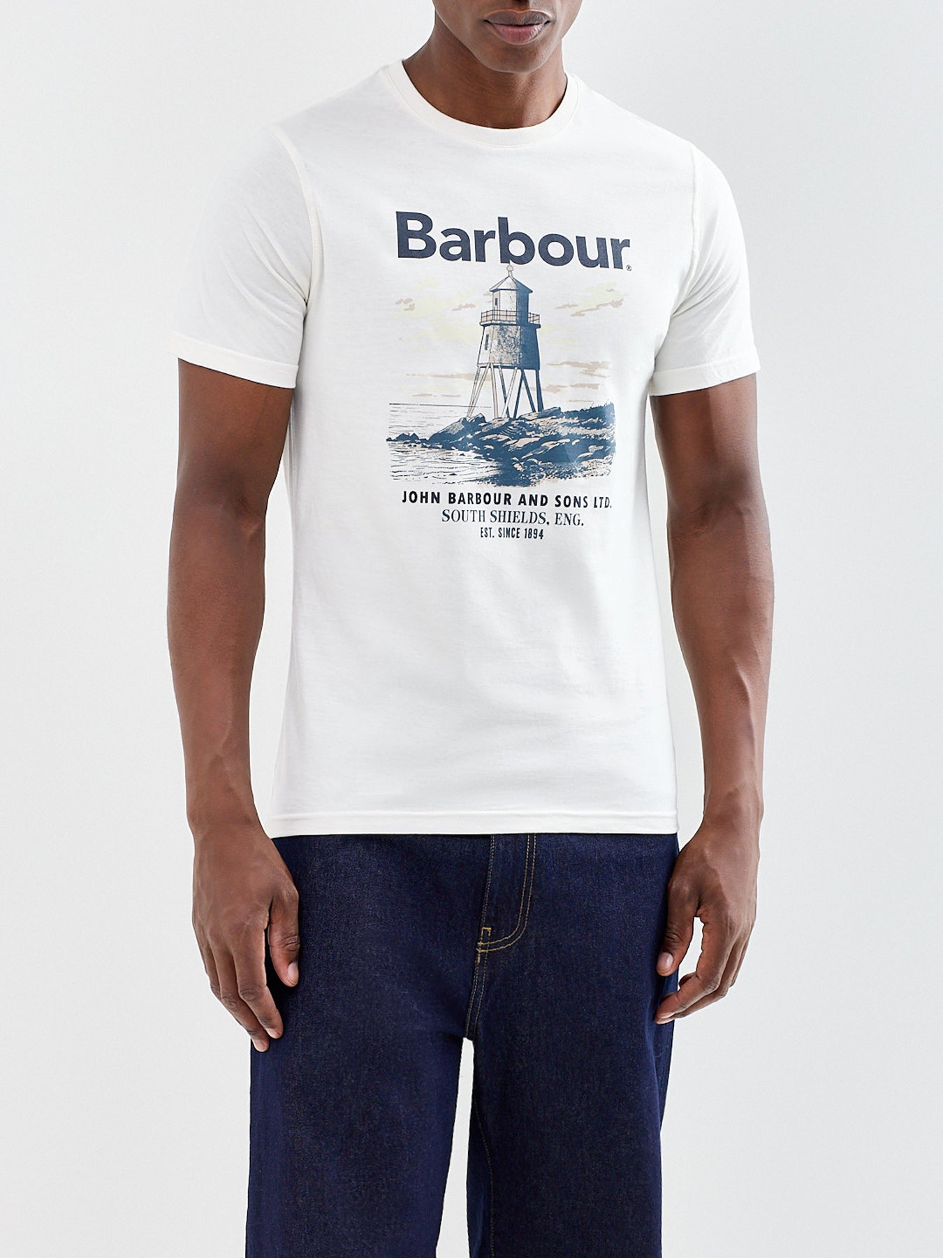Harbourside Graphic Tailored T-Shirt White