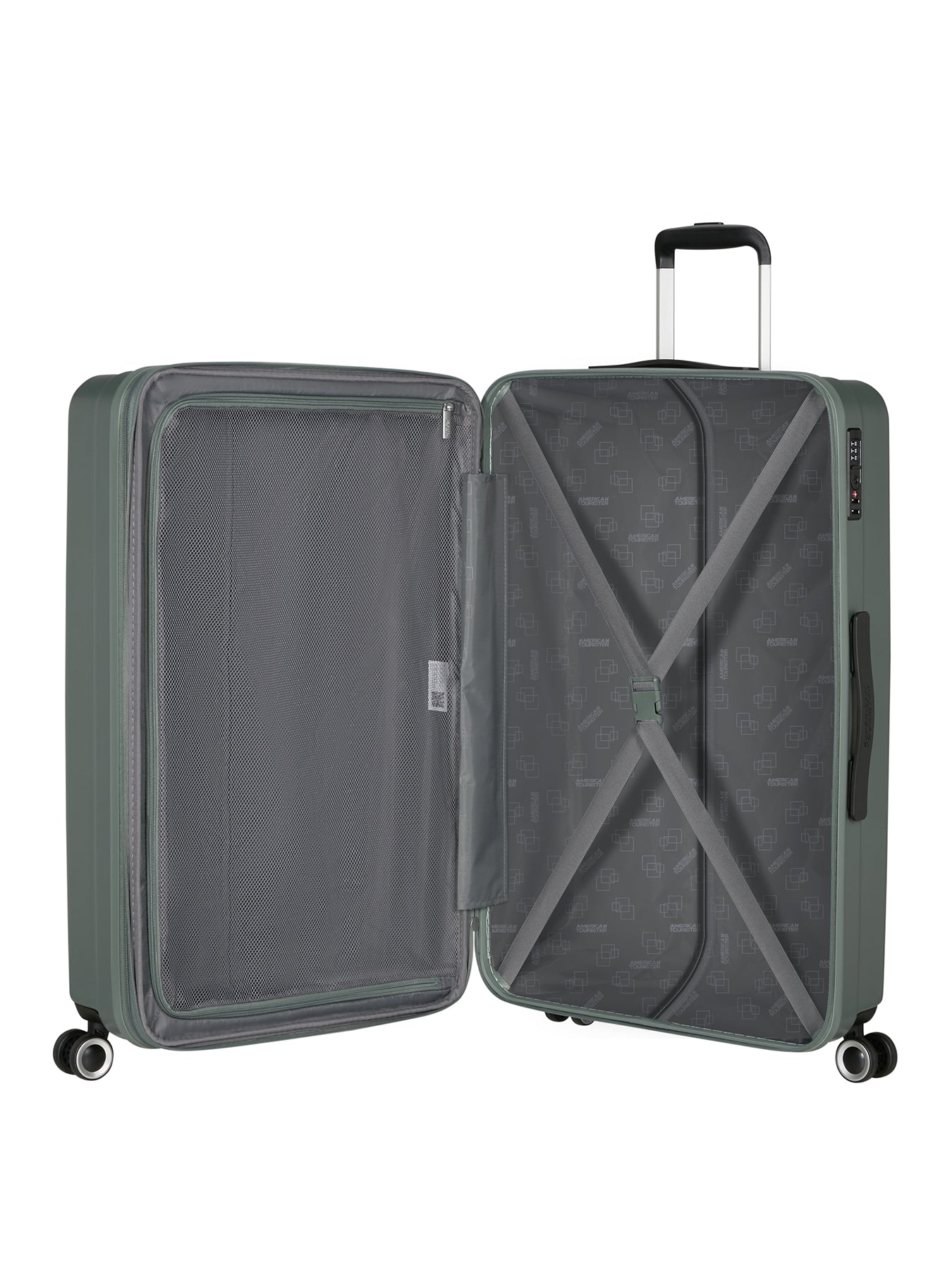Aerojoy Expandable Spinner Suitcase Large 76cm Green