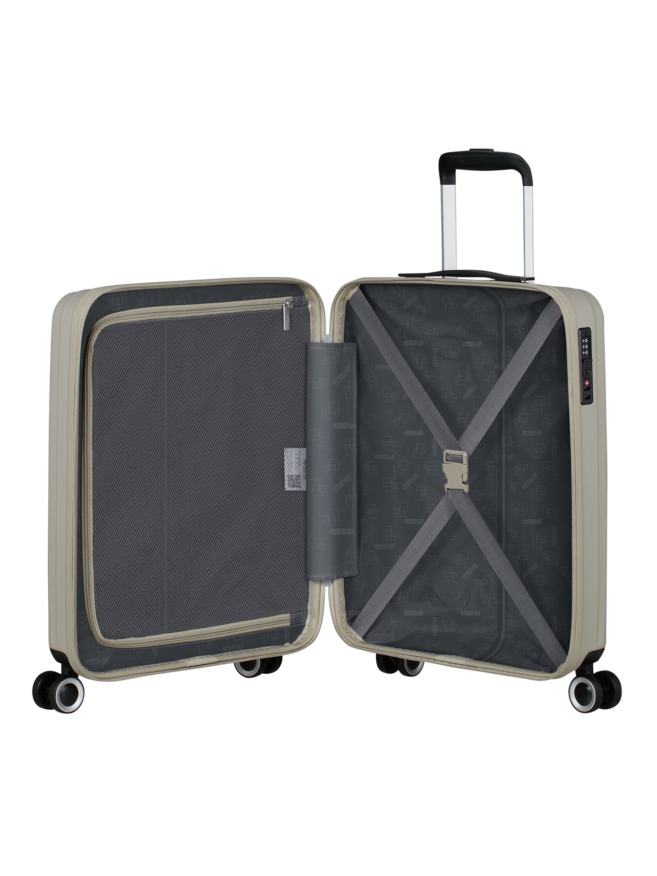 Aerojoy Spinner Cabin Suitcase 55cm Neutral