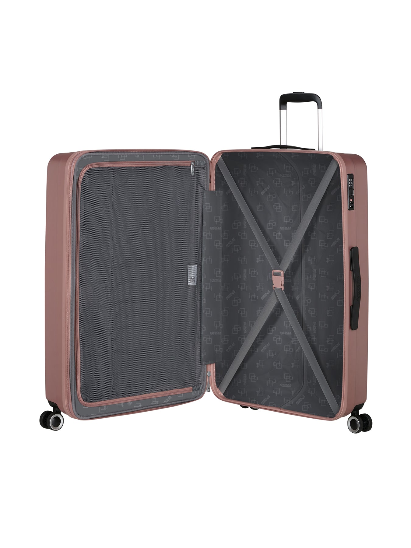 Aerojoy Spinner Suitcase 76cm Pink