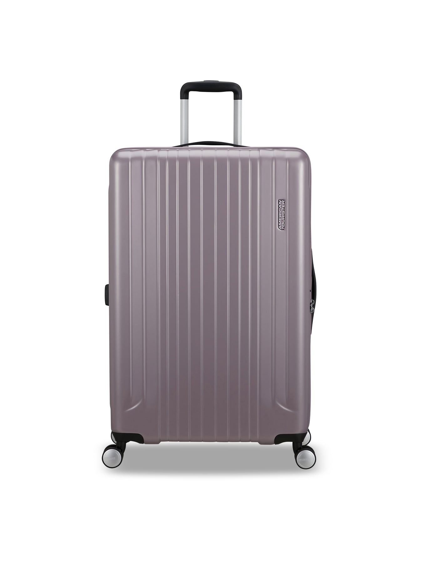 Skyrail Large Suitcase 77cm Expandable Spinner TSA Pink