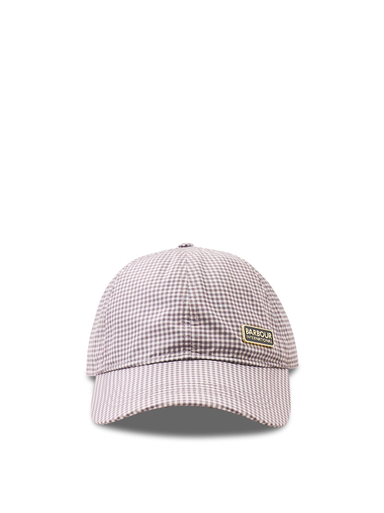 Barbour International Branton Gingham Cap - Truffle