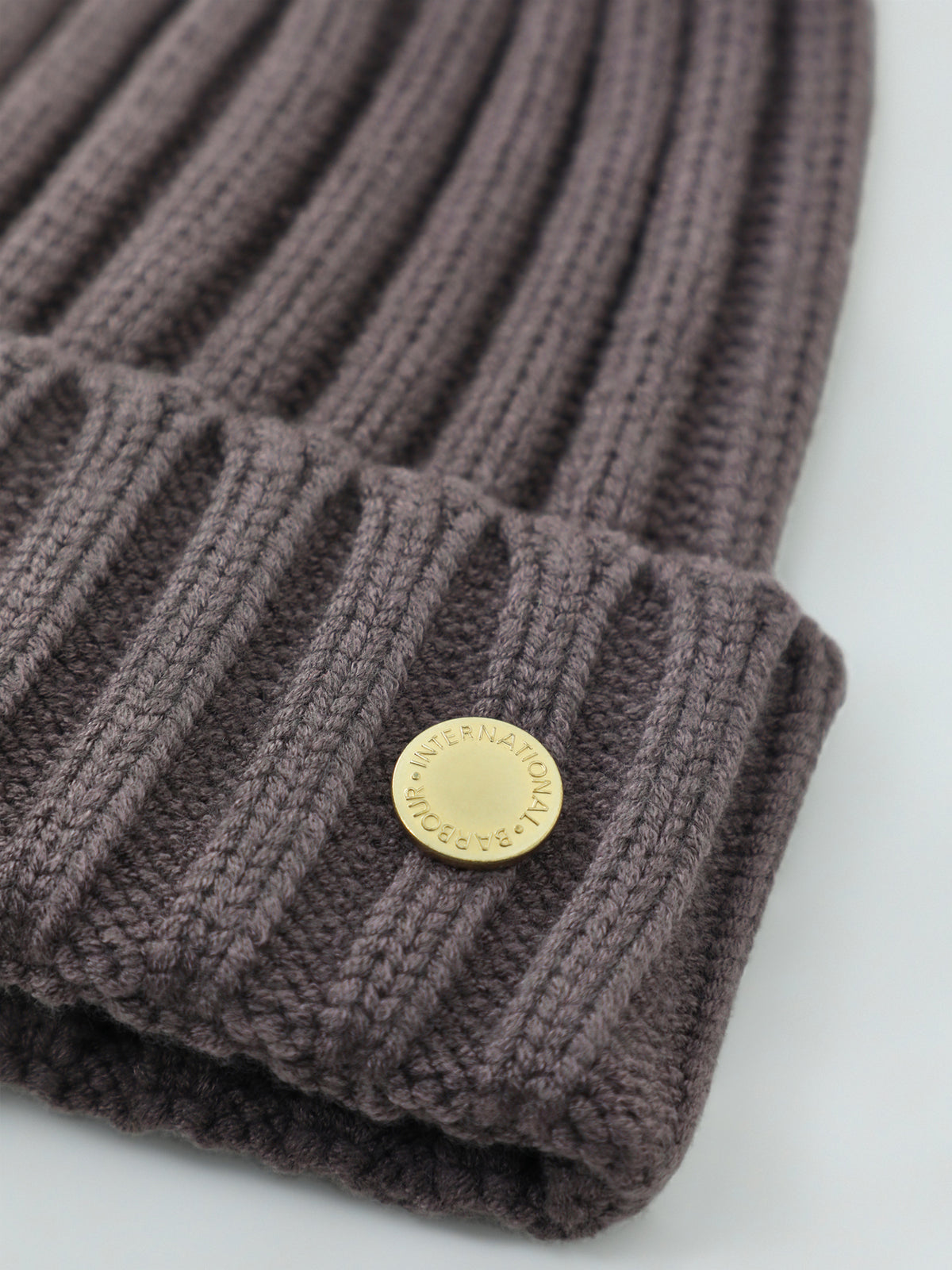 Conway Faux Fur Trim Beanie - Truffle