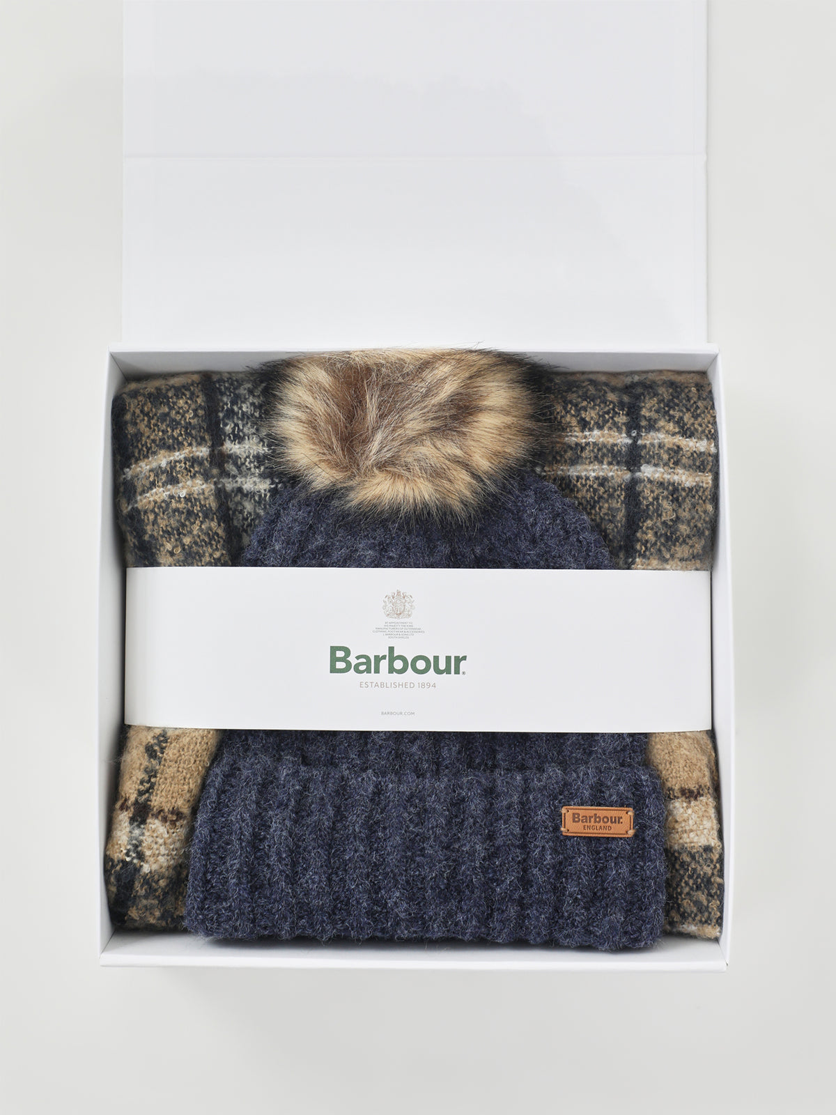Saltburn Beanie & Scarf Gift Set - Birchwood