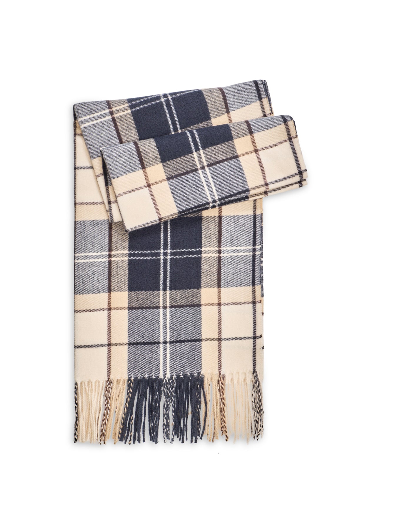 Hailes Tartan Scarf - Light Birchwood Dress Tartan
