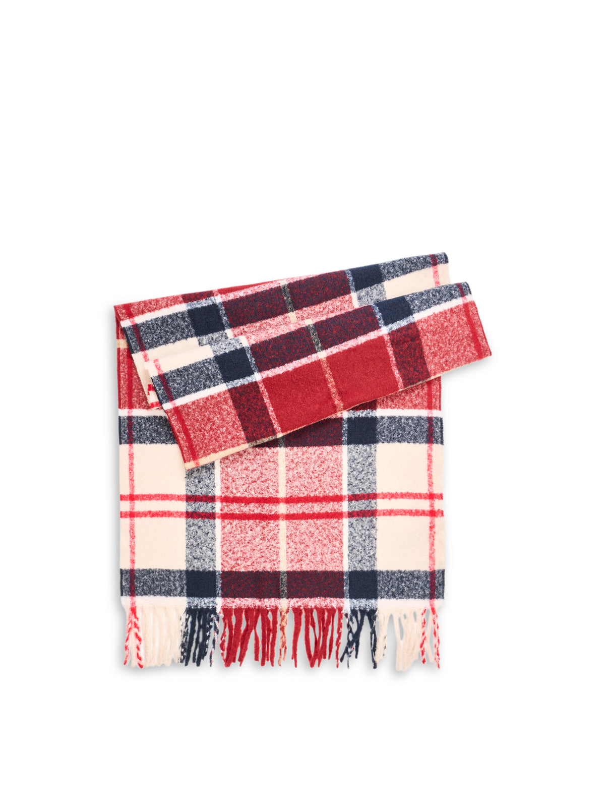 Deanna Tartan Scarf - Light Cardinal Tartan