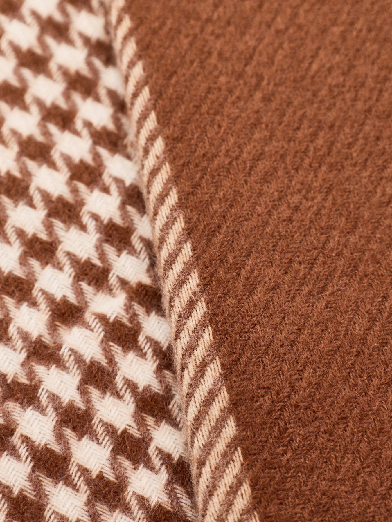Melody Check Scarf - Brown / Taupe