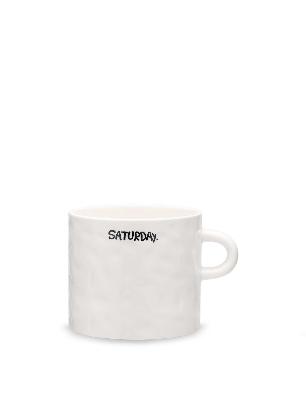 Saturday Mug - White