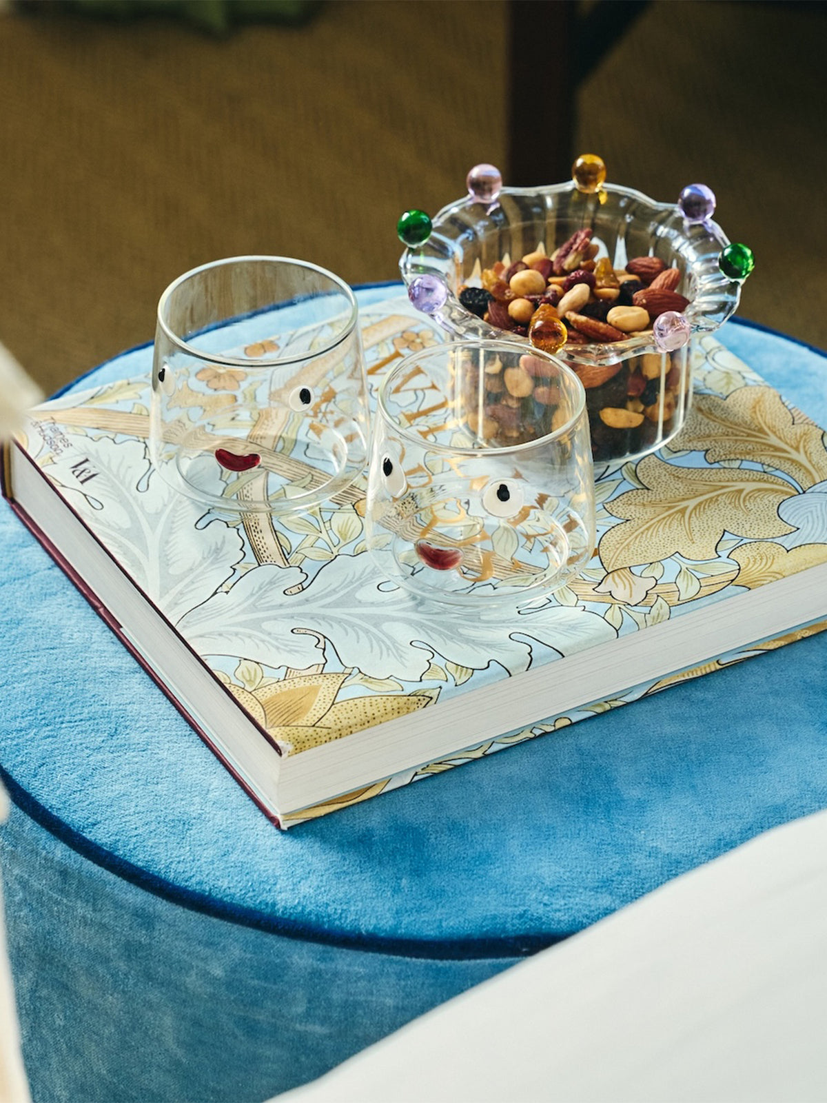 Head Over Heels Water Glass - Multi