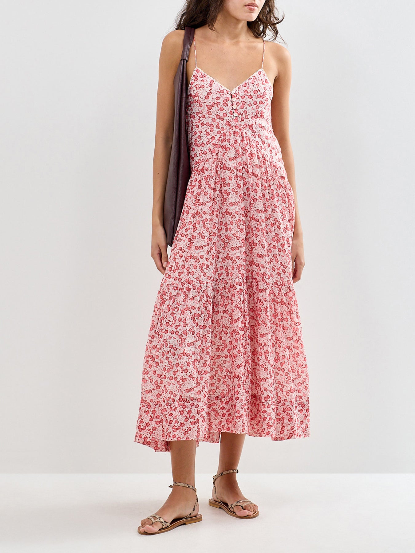 Sabba Fitted Dress Red