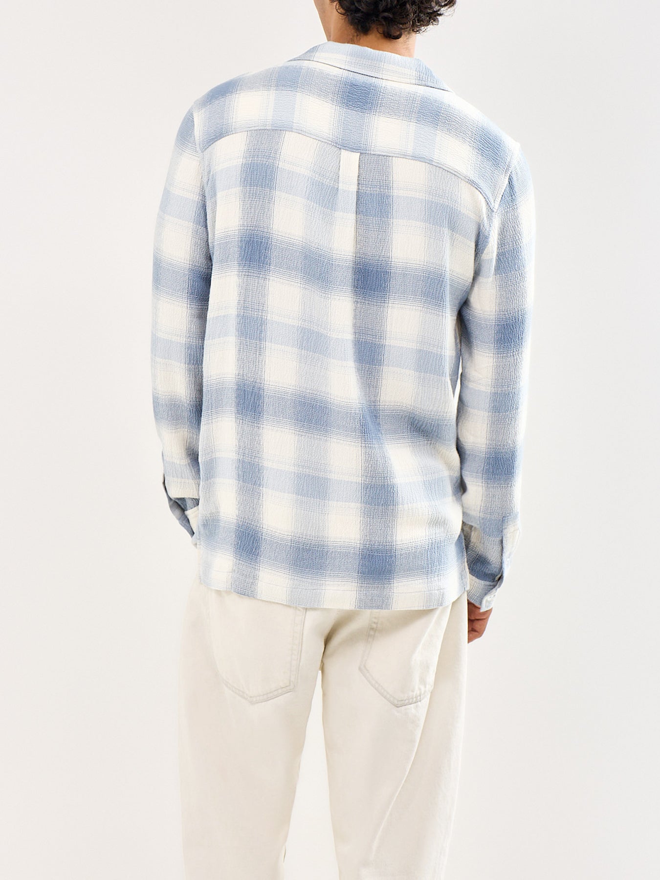 Kransey Check Long Sleeve Shirt Blue