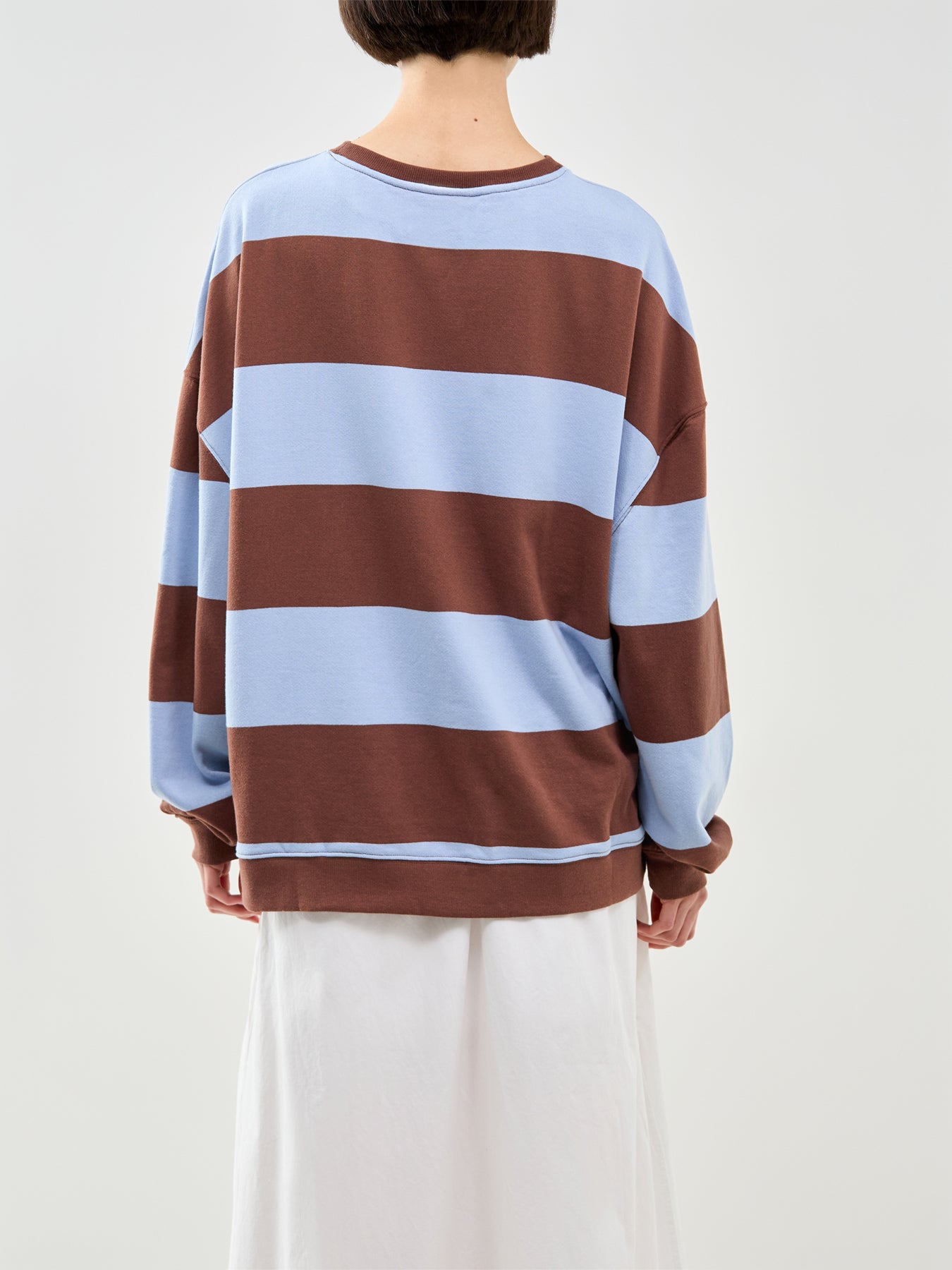 Classic Stripe Crew Sweatshirt