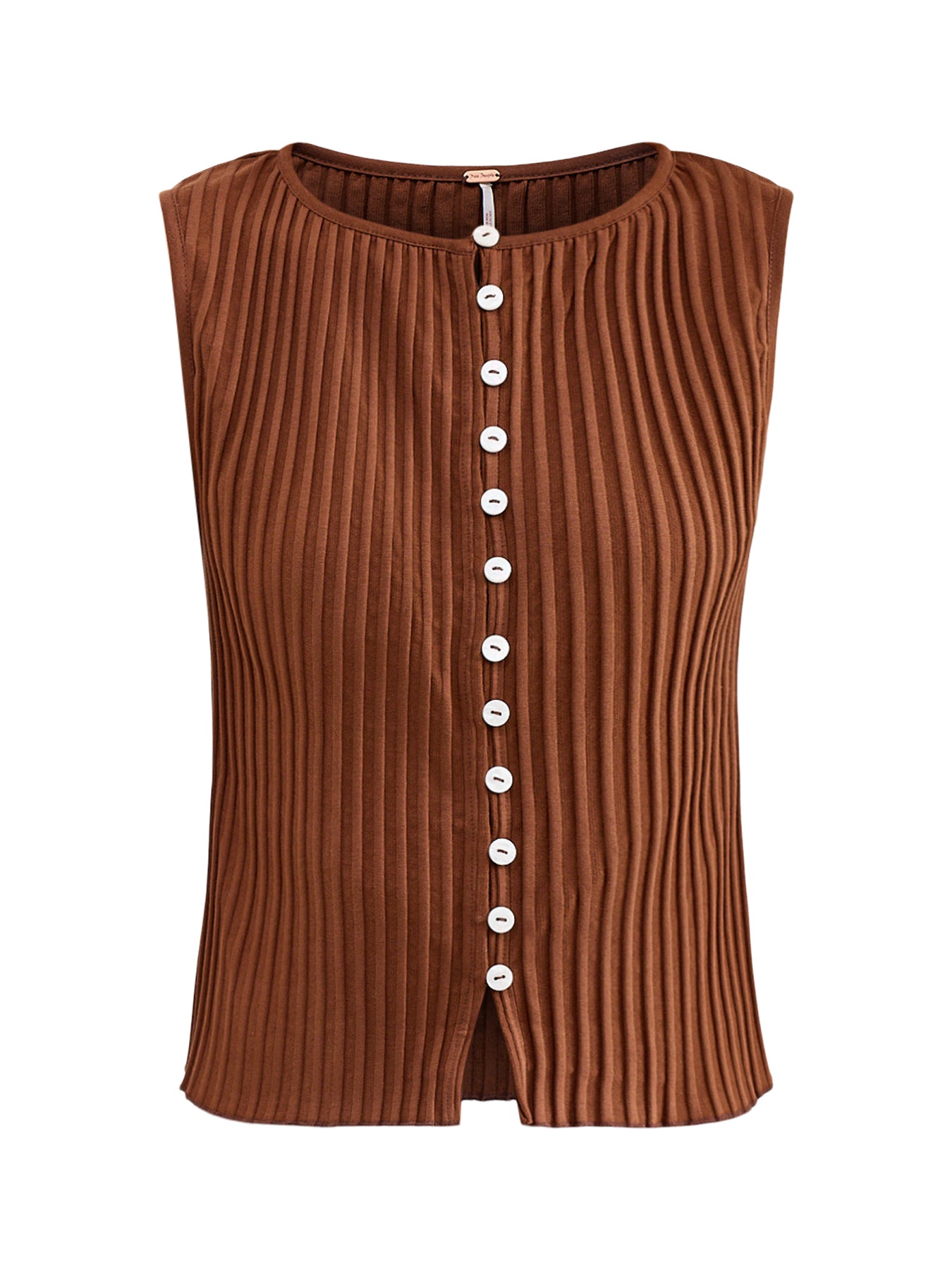 Tilly Vest Honey Brown