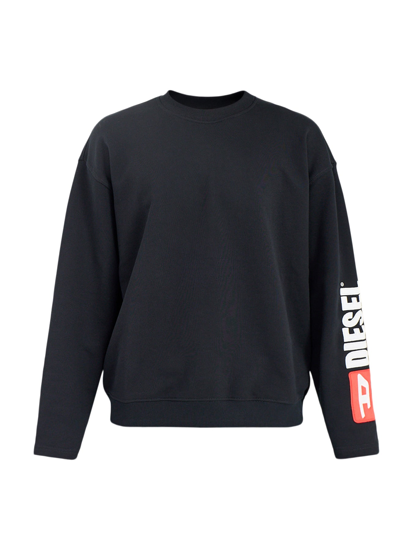 S-BOXT Diesel Logo Sleeve Sweatshirt Black