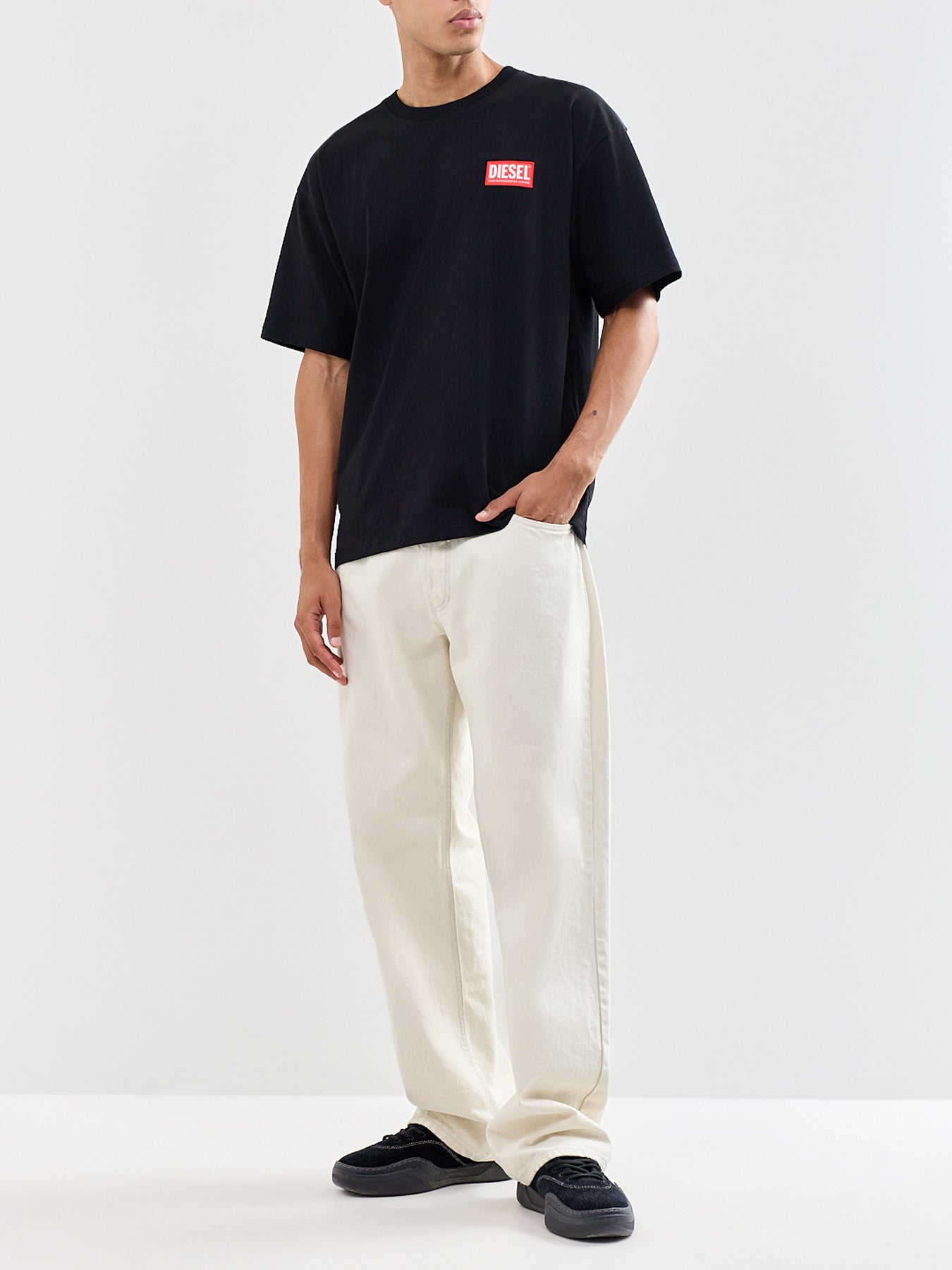 Cotton T-Boxt-Lab T-Shirt - Black