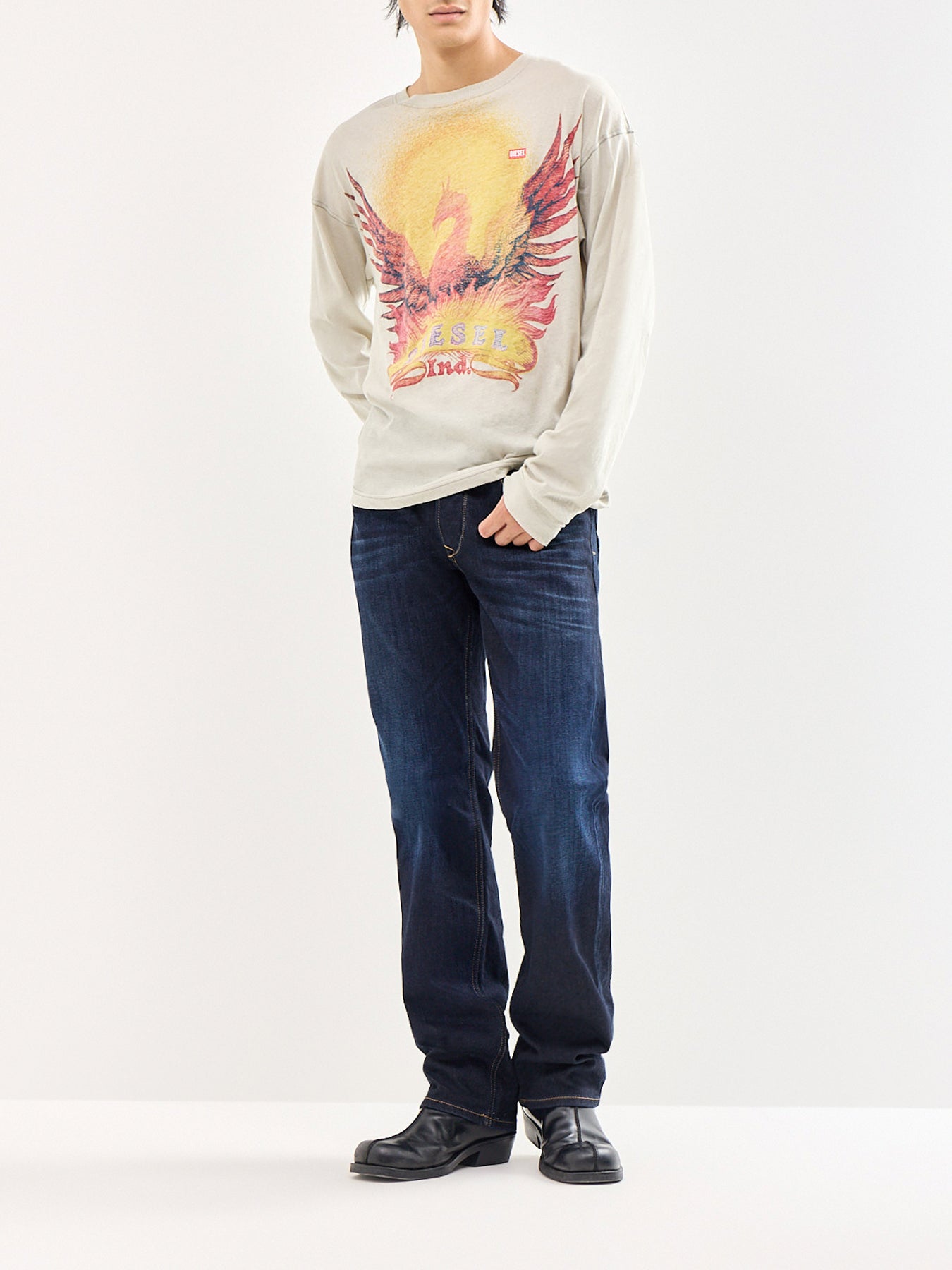 1985 LARKEE Tapered Fit Jeans Blue