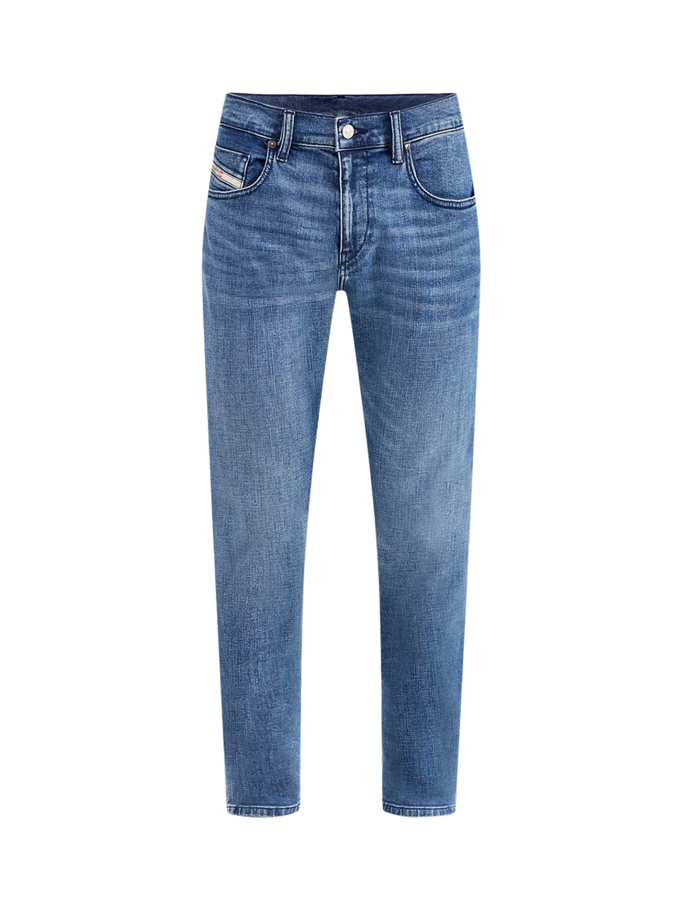 2019 D-STRUKT Slim Fit Jeans Mid Wash Blue