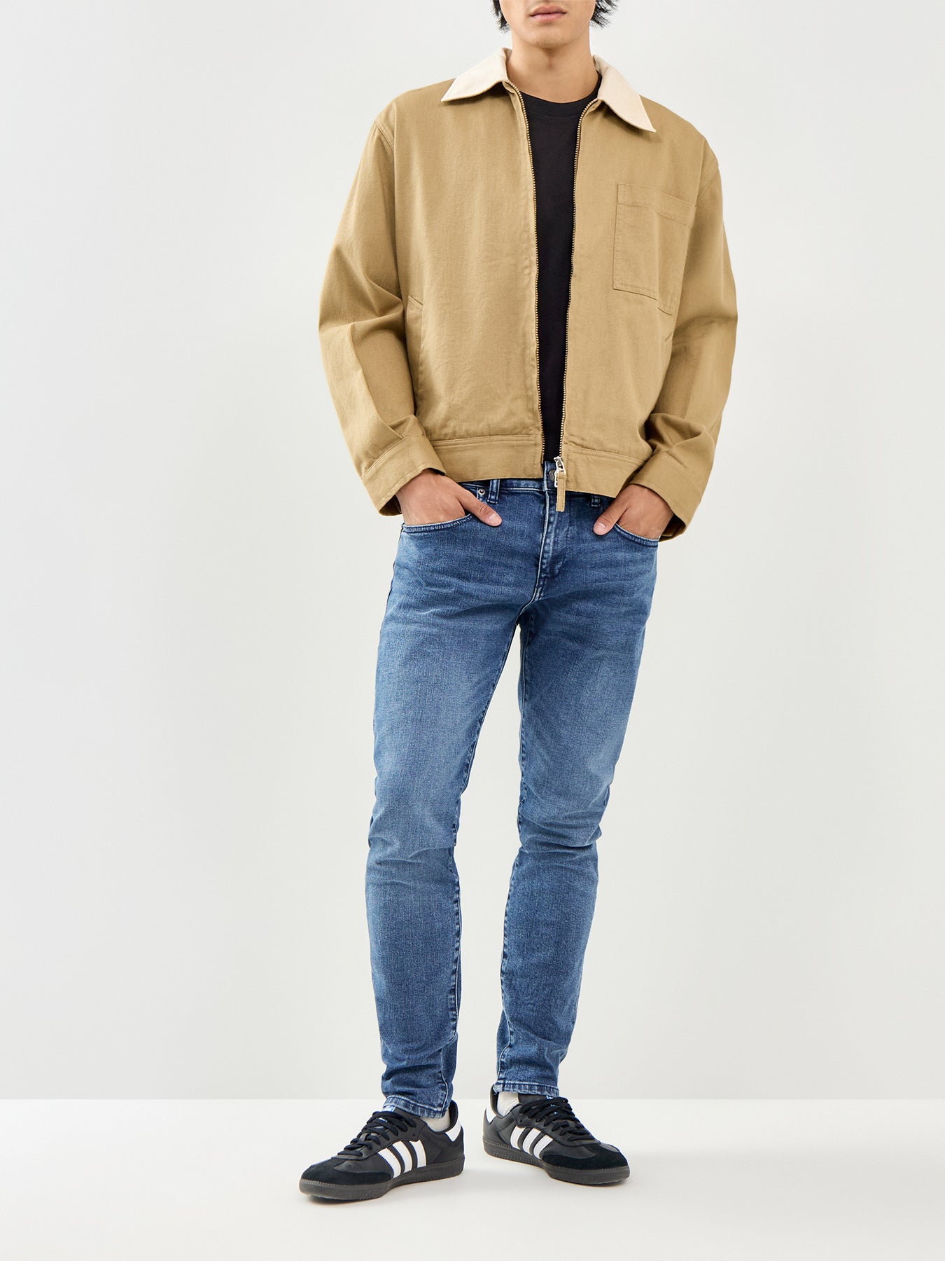 2019 D-STRUKT Slim Fit Jeans Mid Wash Blue