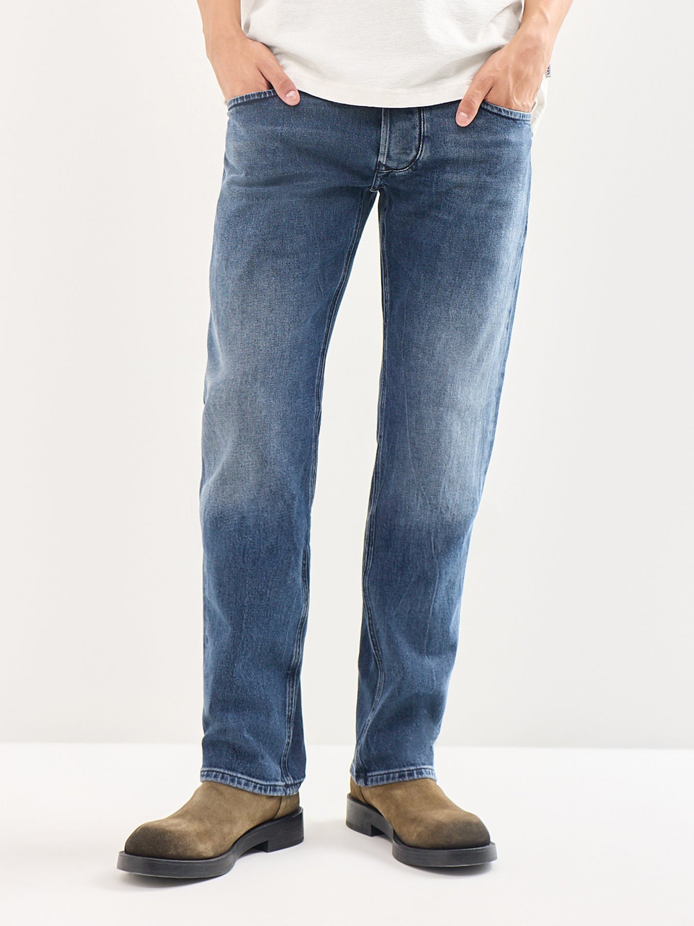 1985 LARKEE Tapered Fit Jeans Blue