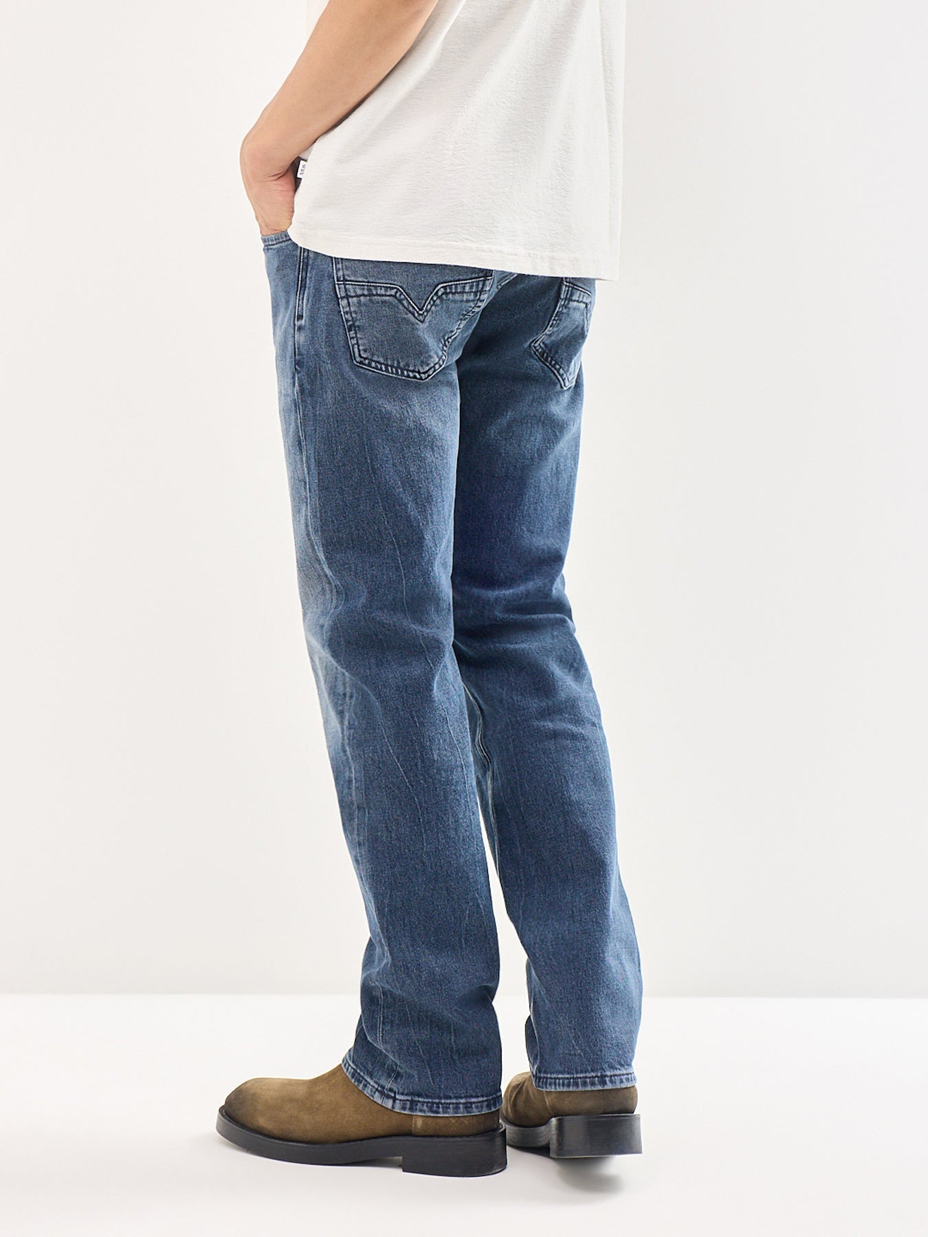 1985 LARKEE Tapered Fit Jeans Blue