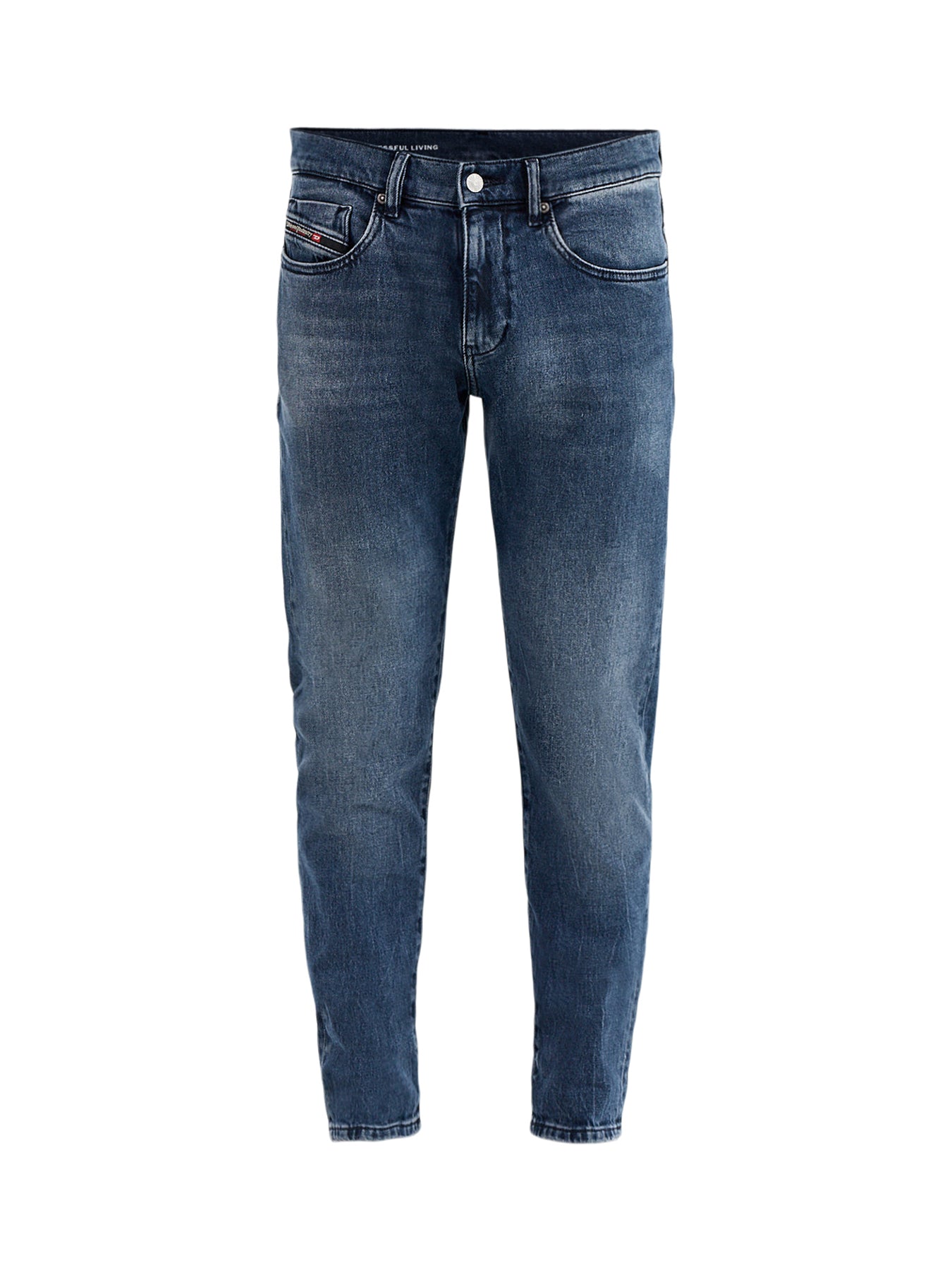 2019 D-STRUKT Slim Fit Jeans Mid Wash Blue