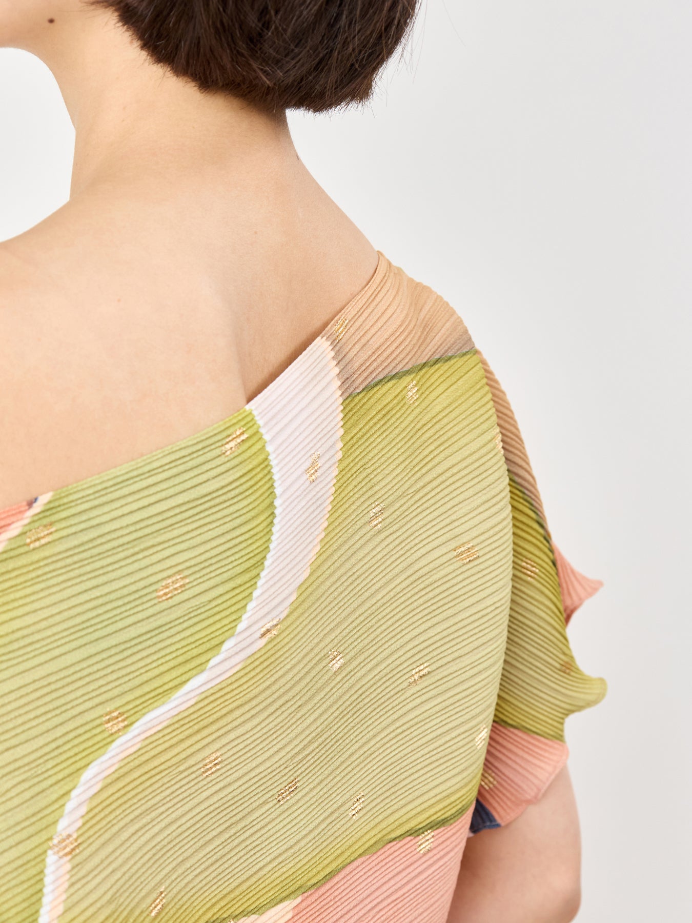 Green Abstract Tilly Dress