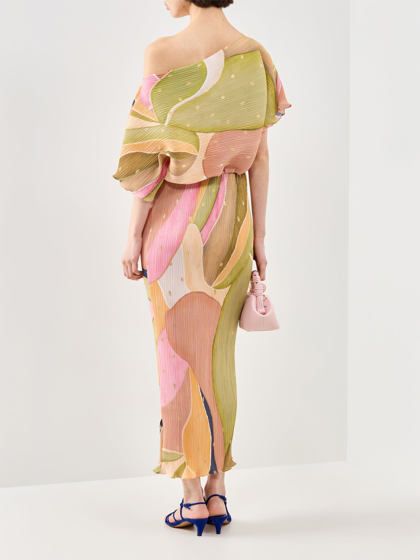 Green Abstract Tilly Dress