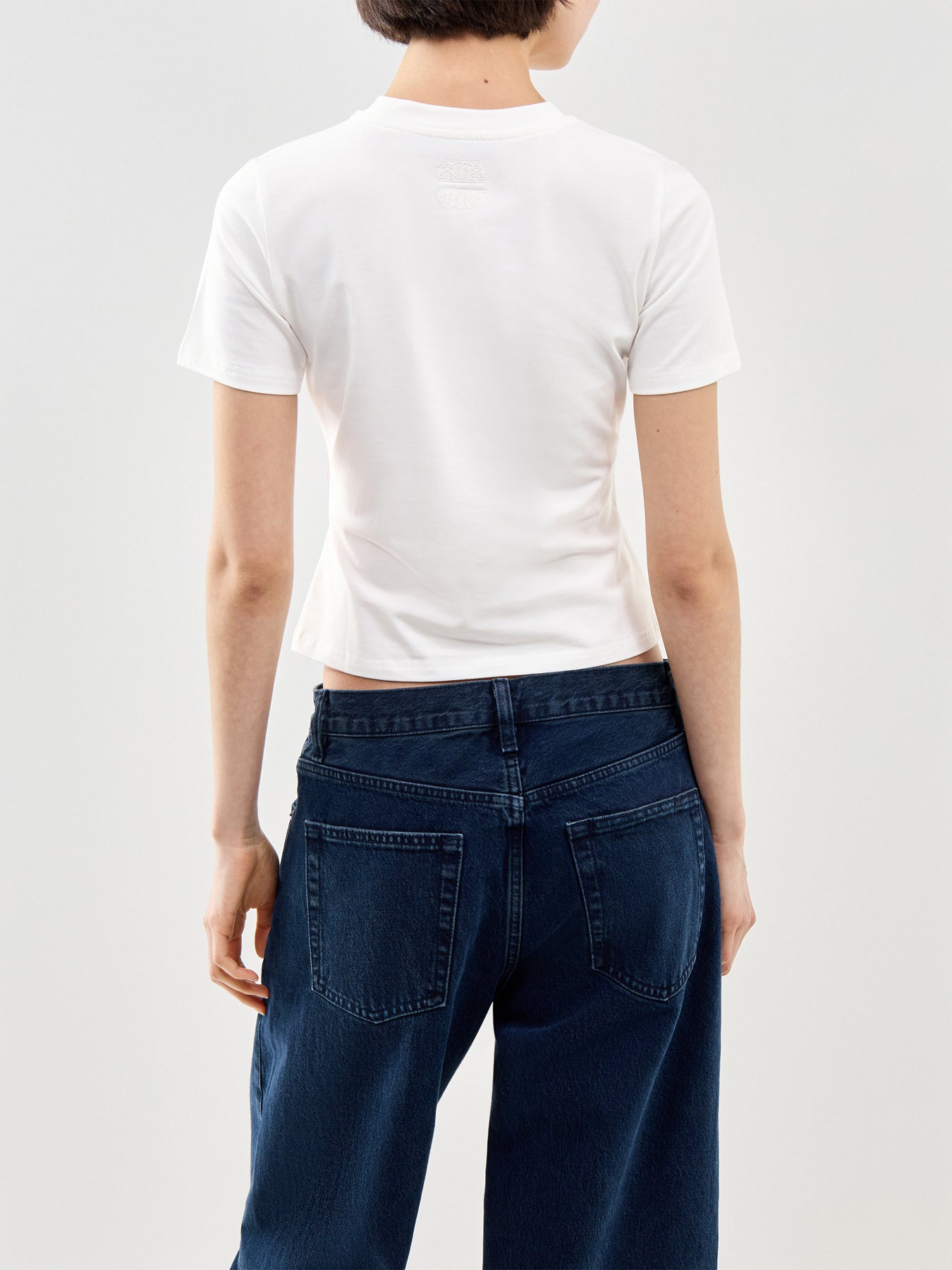 Blurred Floral Slim T-Shirt
