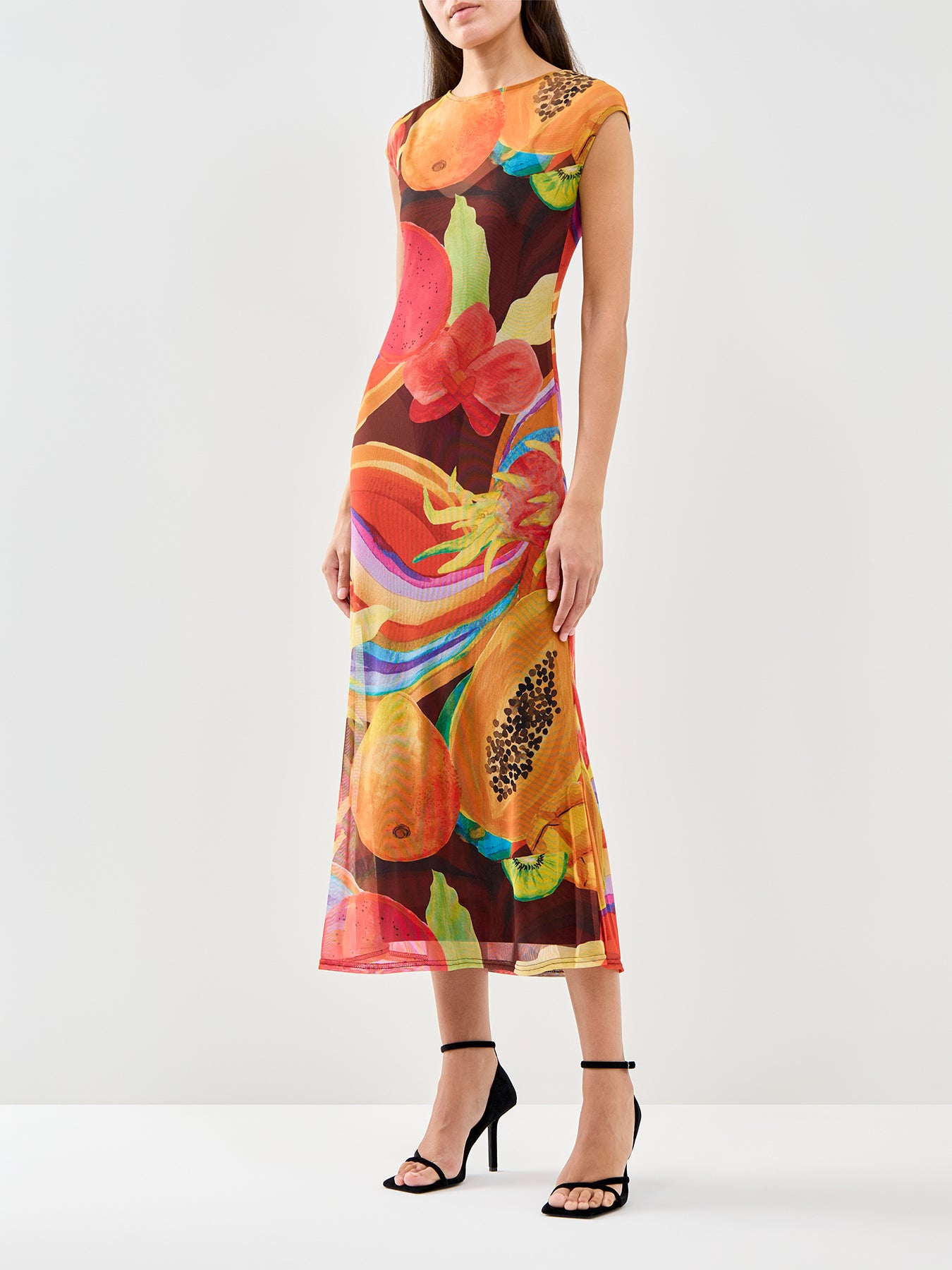Rio Mesh Dress Multi