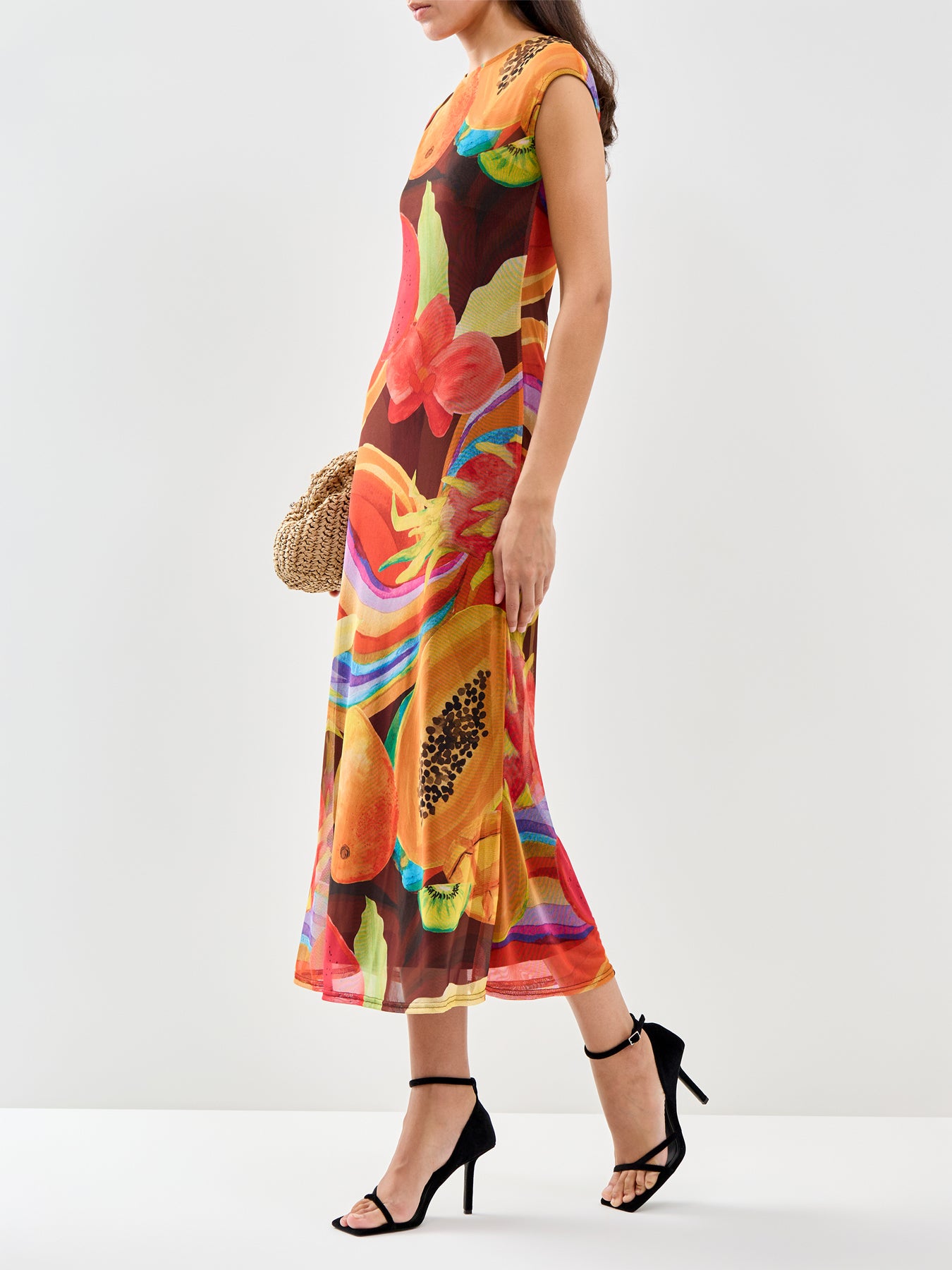 Rio Mesh Dress Multi