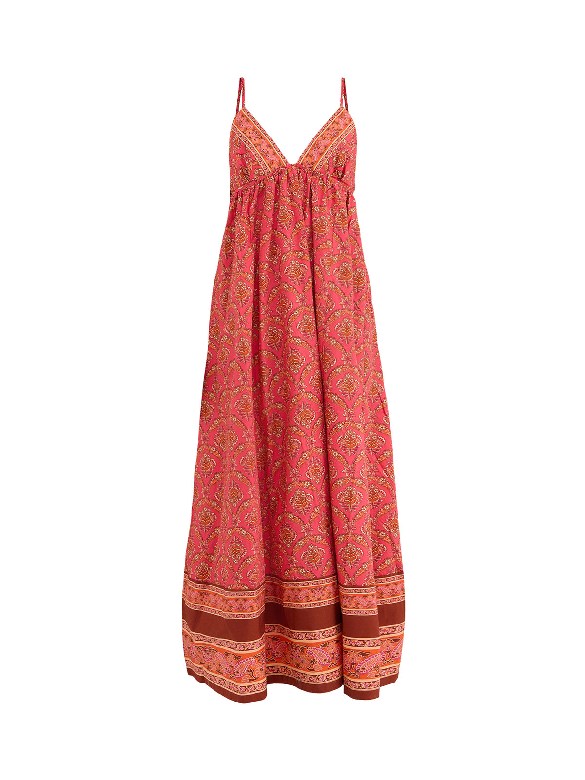 Sorrento Stroll Printed 100% Cotton Maxi Dress