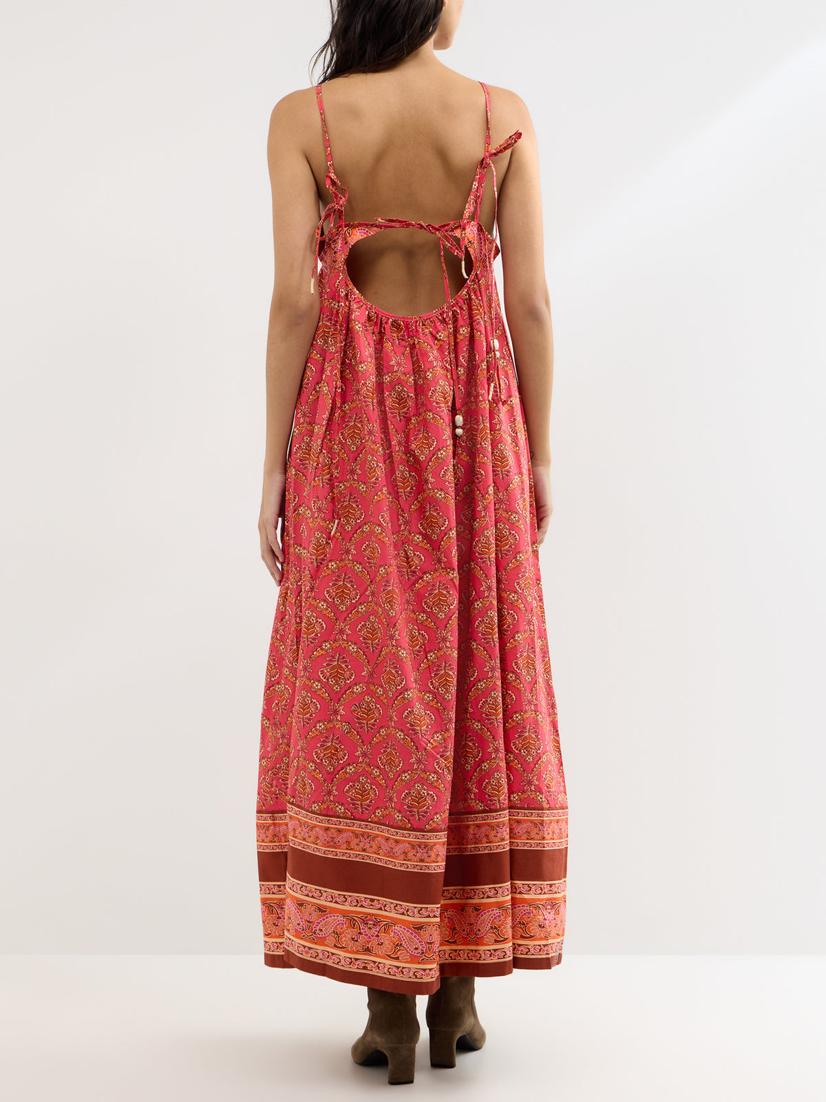 Sorrento Stroll Printed 100% Cotton Maxi Dress
