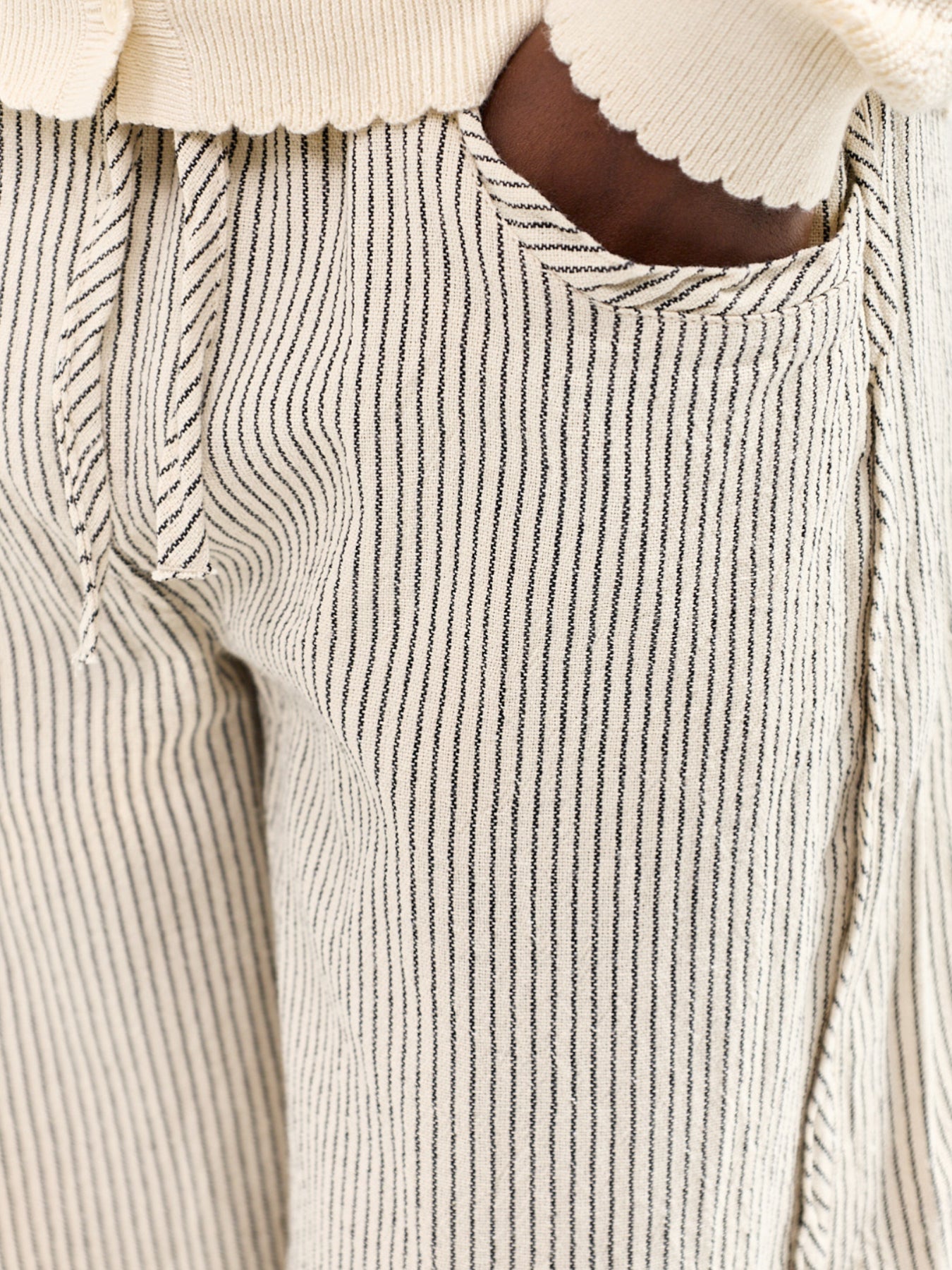 Something Good Wide Leg Trousers White