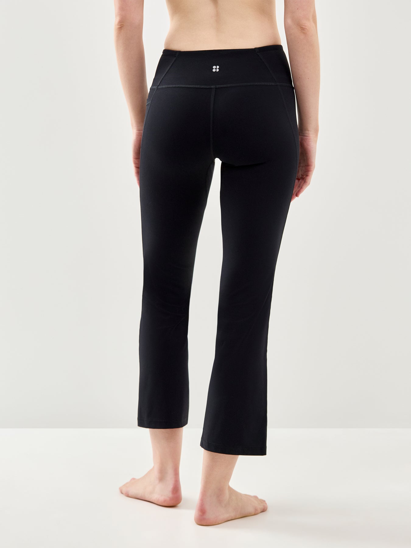 Ultimate Studio Crop Flare Leggings Black