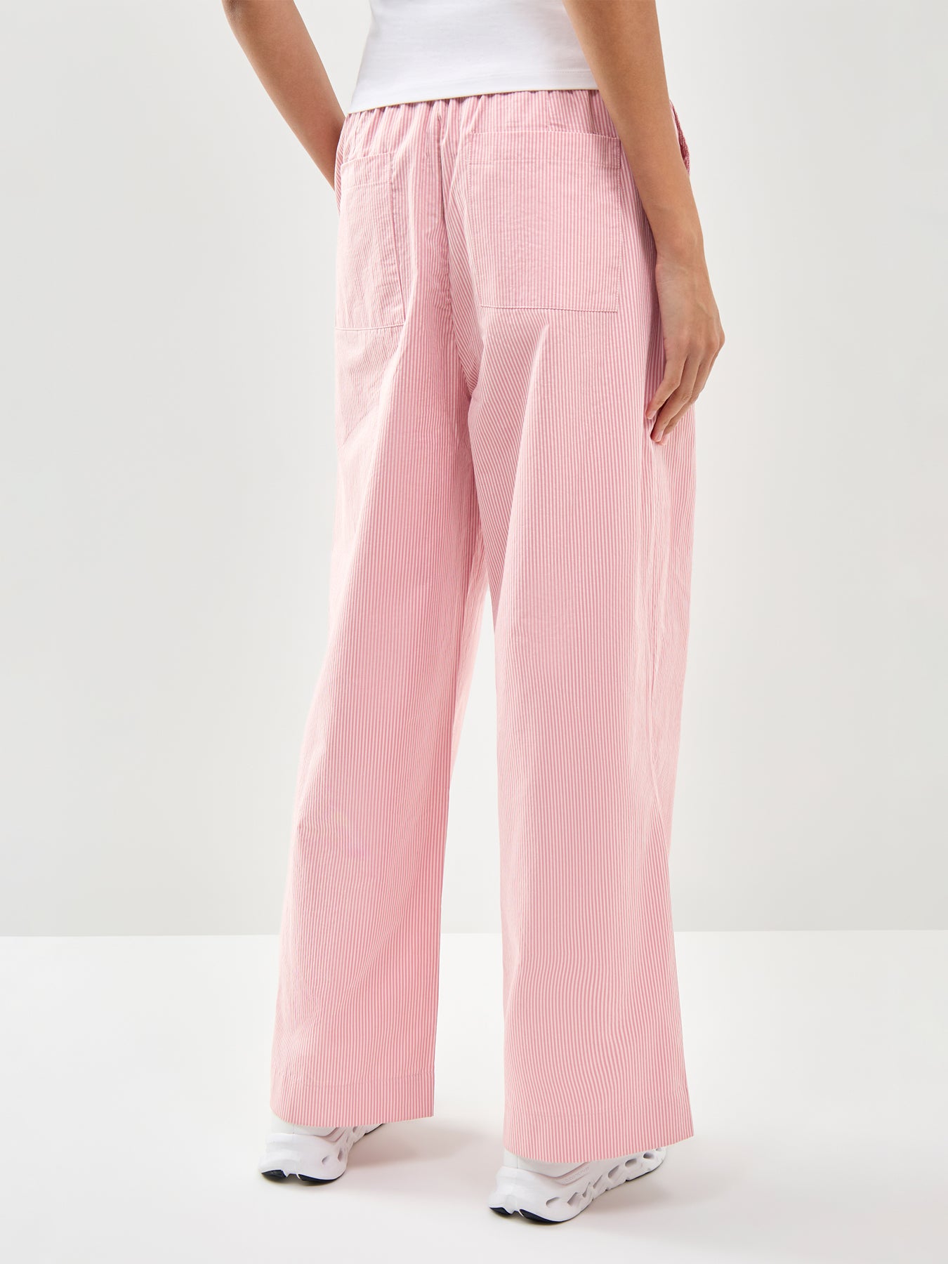 Summer Stripe Trousers Pink