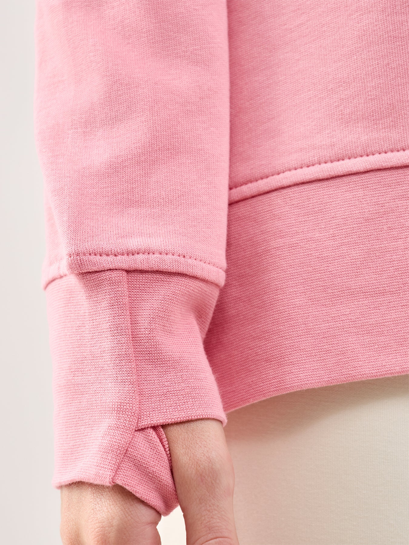 After Class Longline Sweatshirt Pink